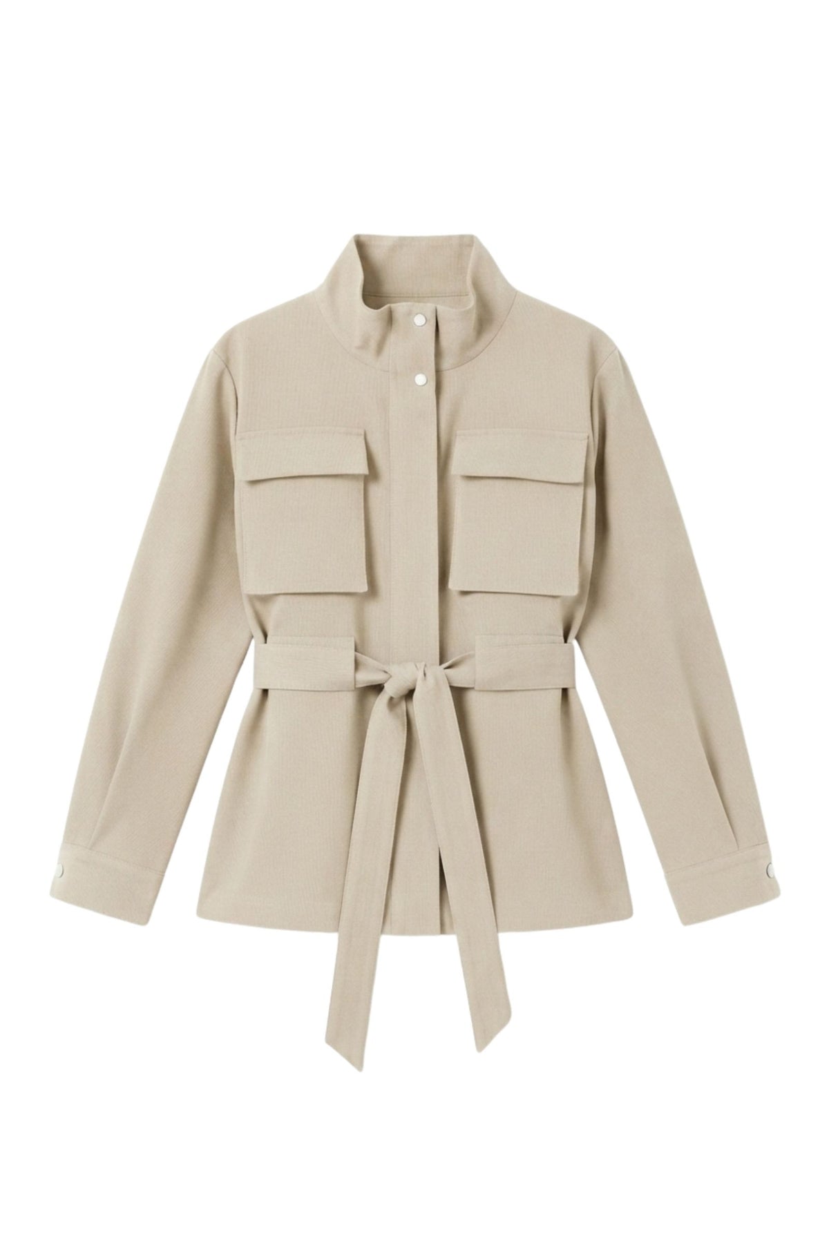 Veste saharienne coton & lyocell