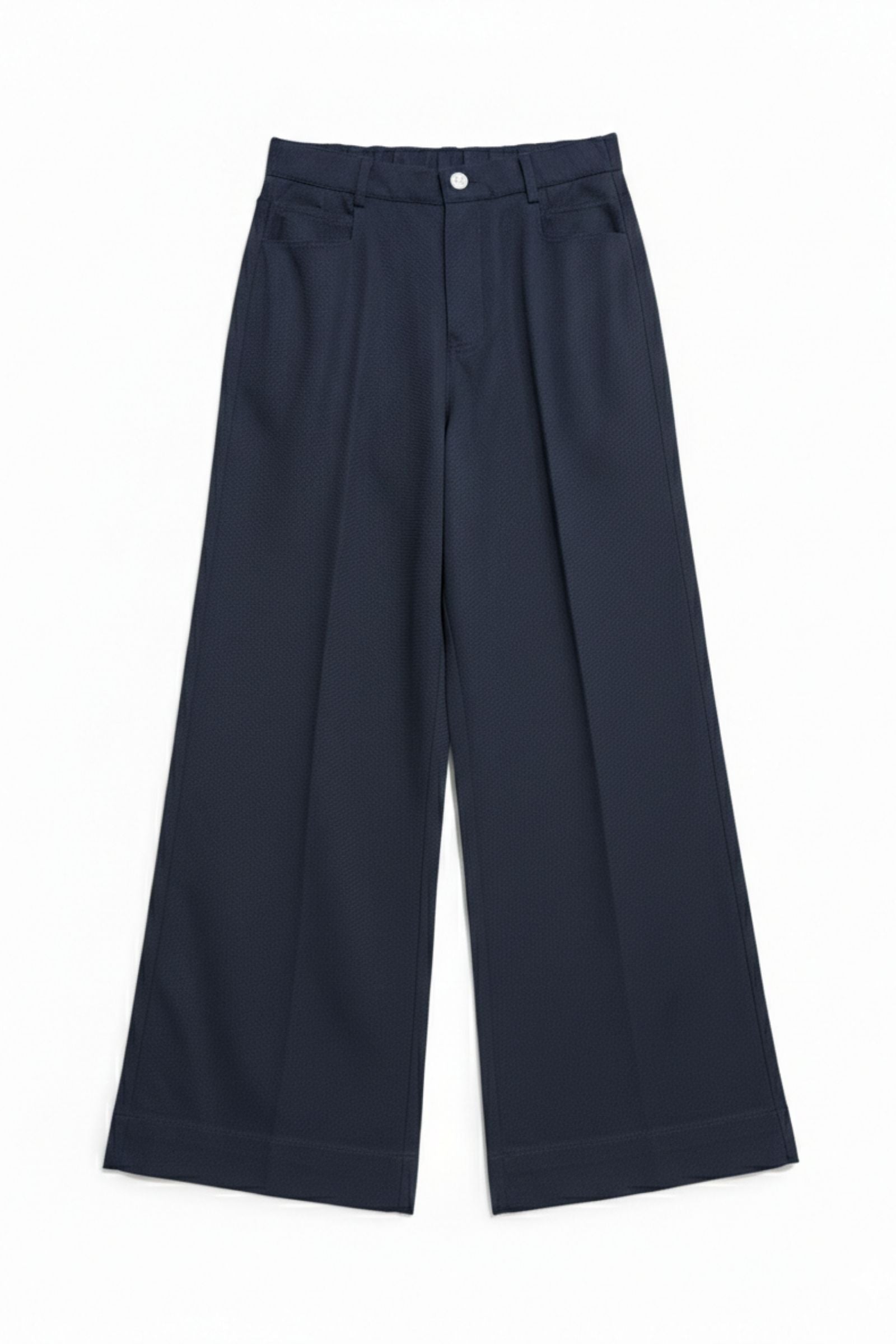 Pantalon large coton & lyocell