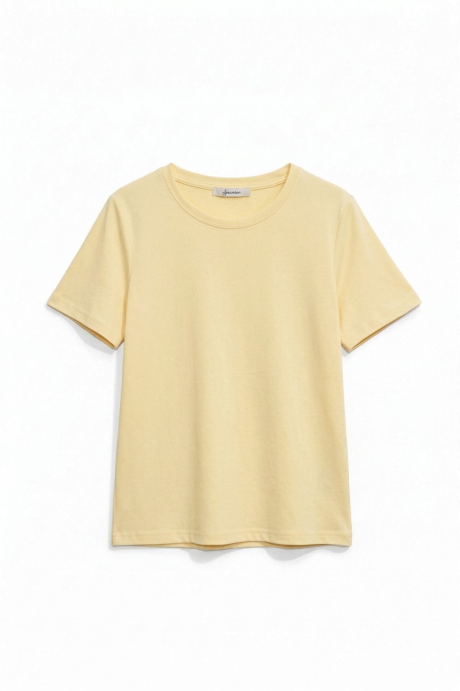 T-shirt col rond 100% coton premium manches courtes