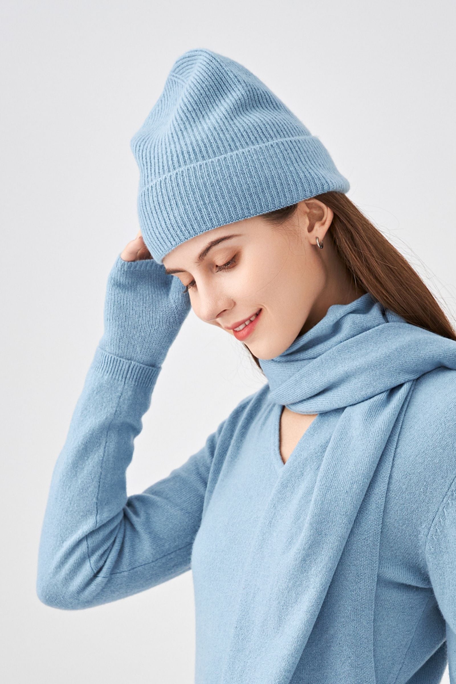 Bonnet 100% cachemire