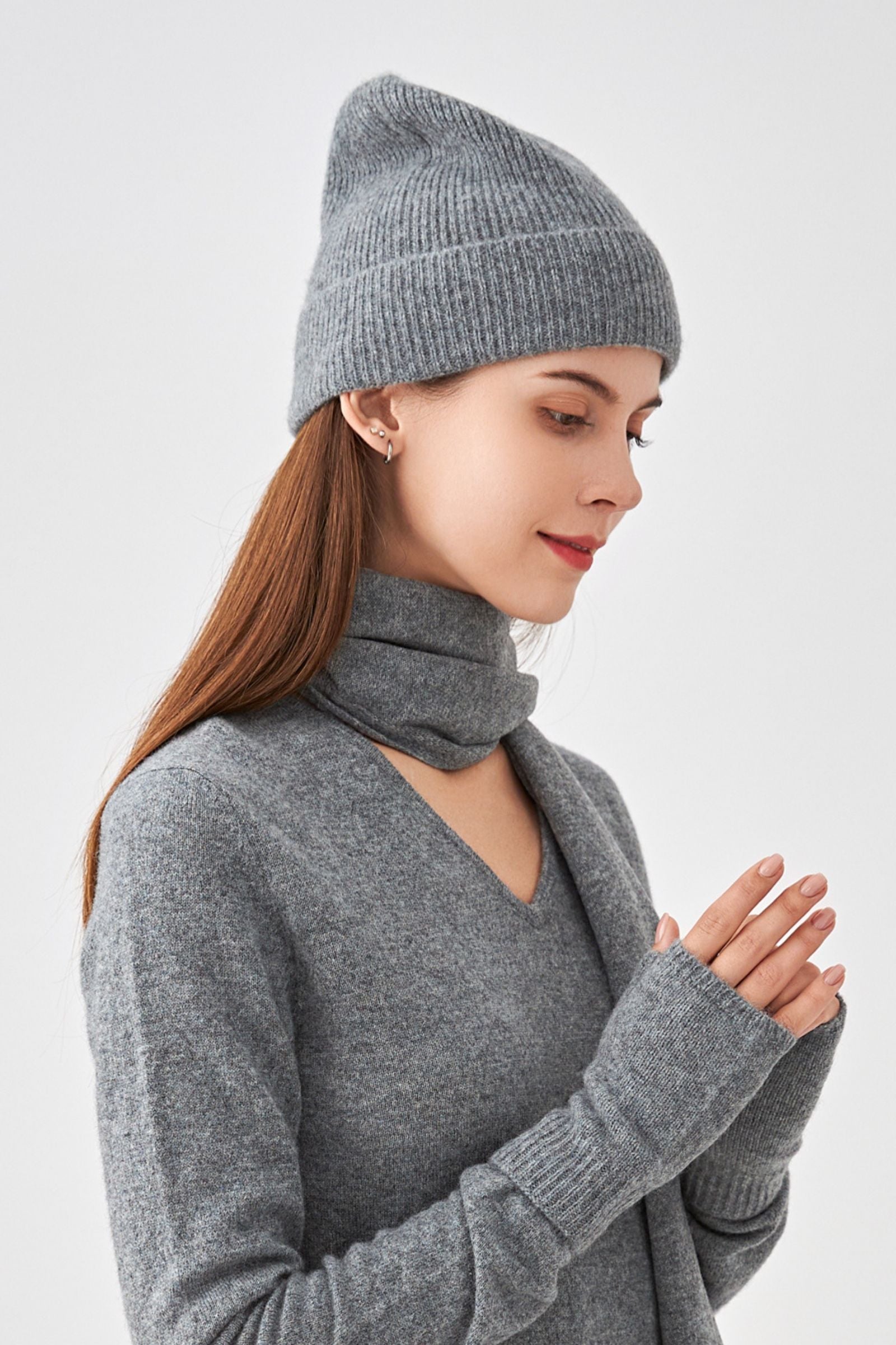 Bonnet 100% cachemire