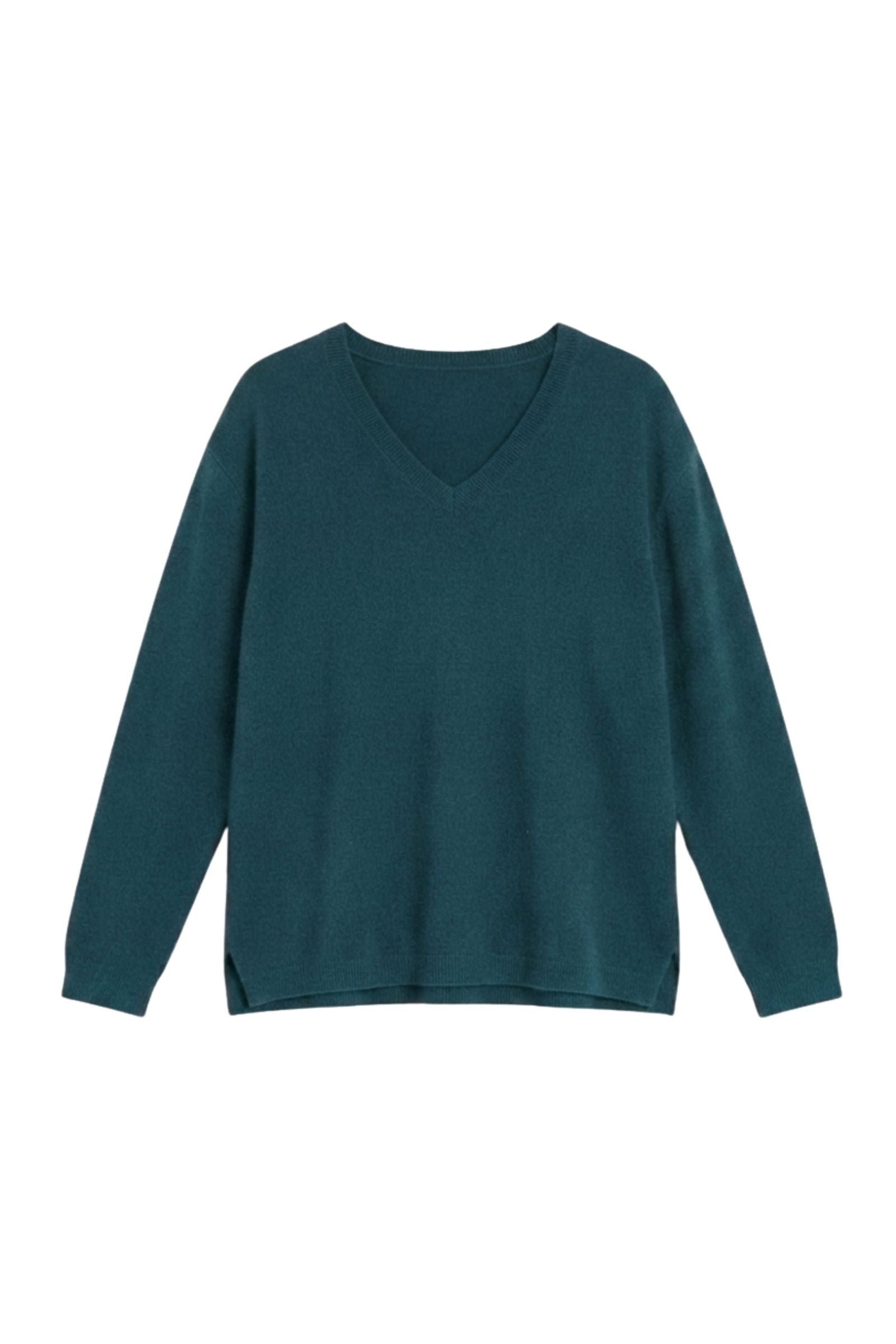 Pull 100% cachemire col V oversize