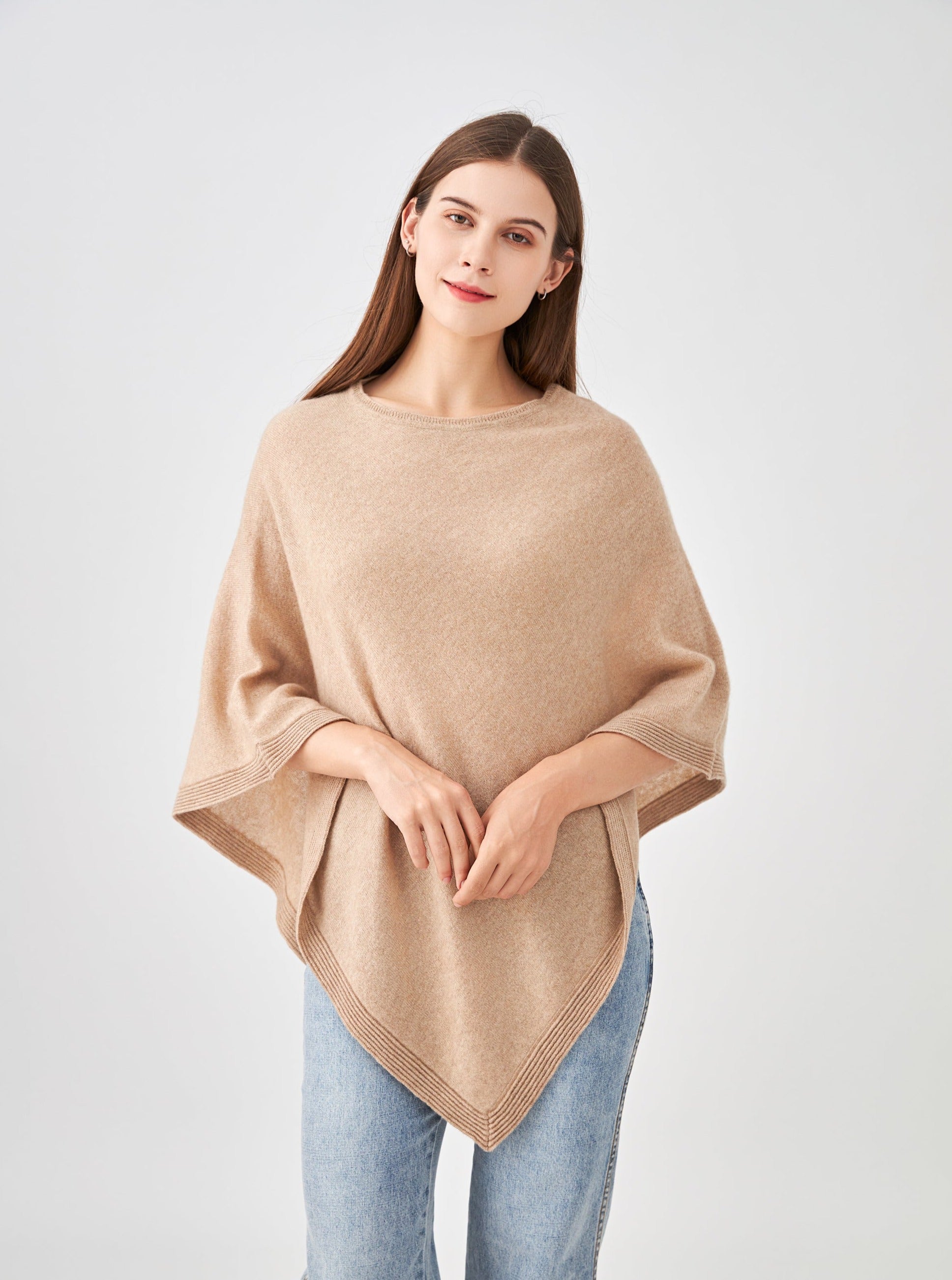 Poncho en cachemire