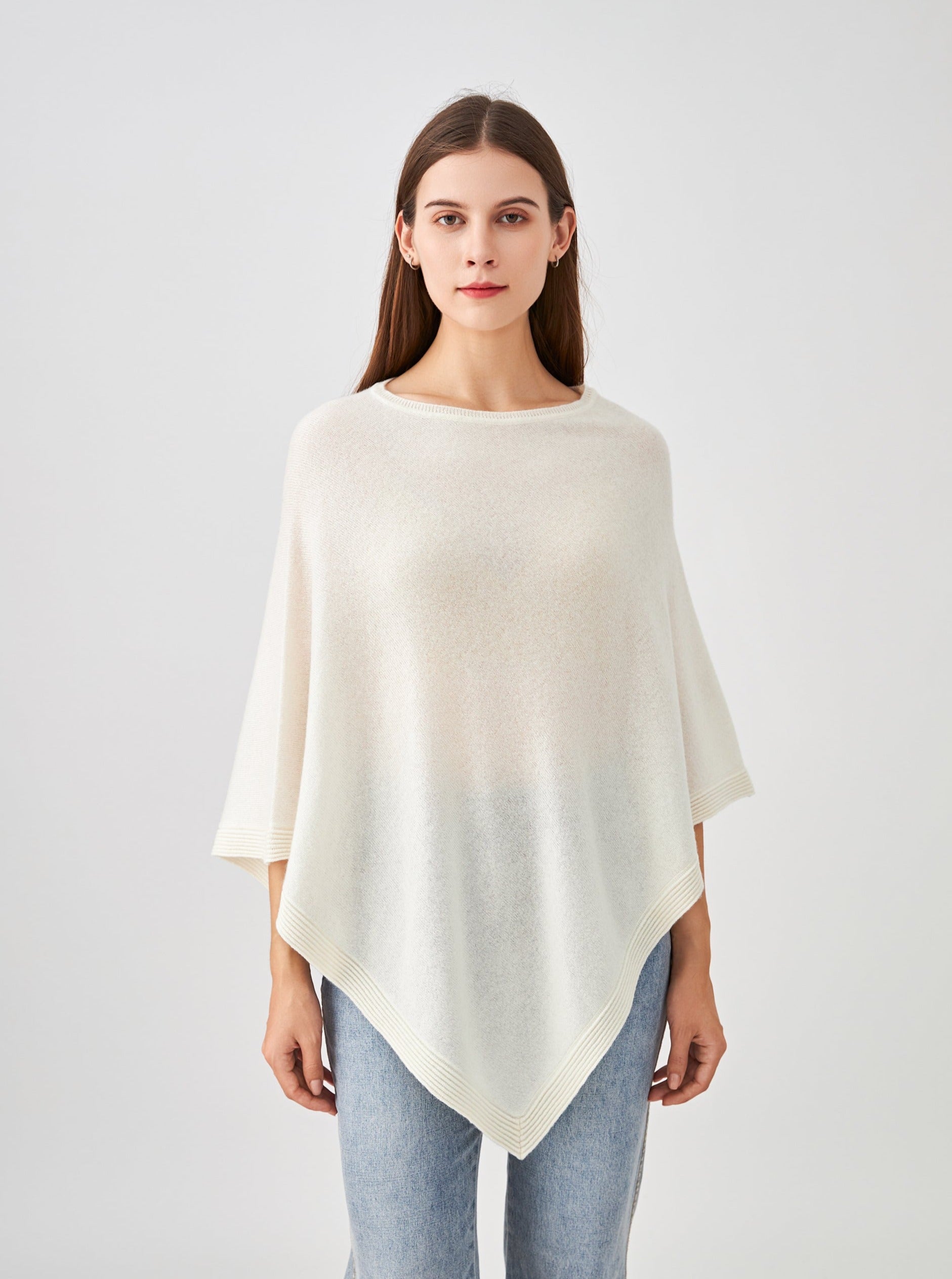 Poncho en cachemire
