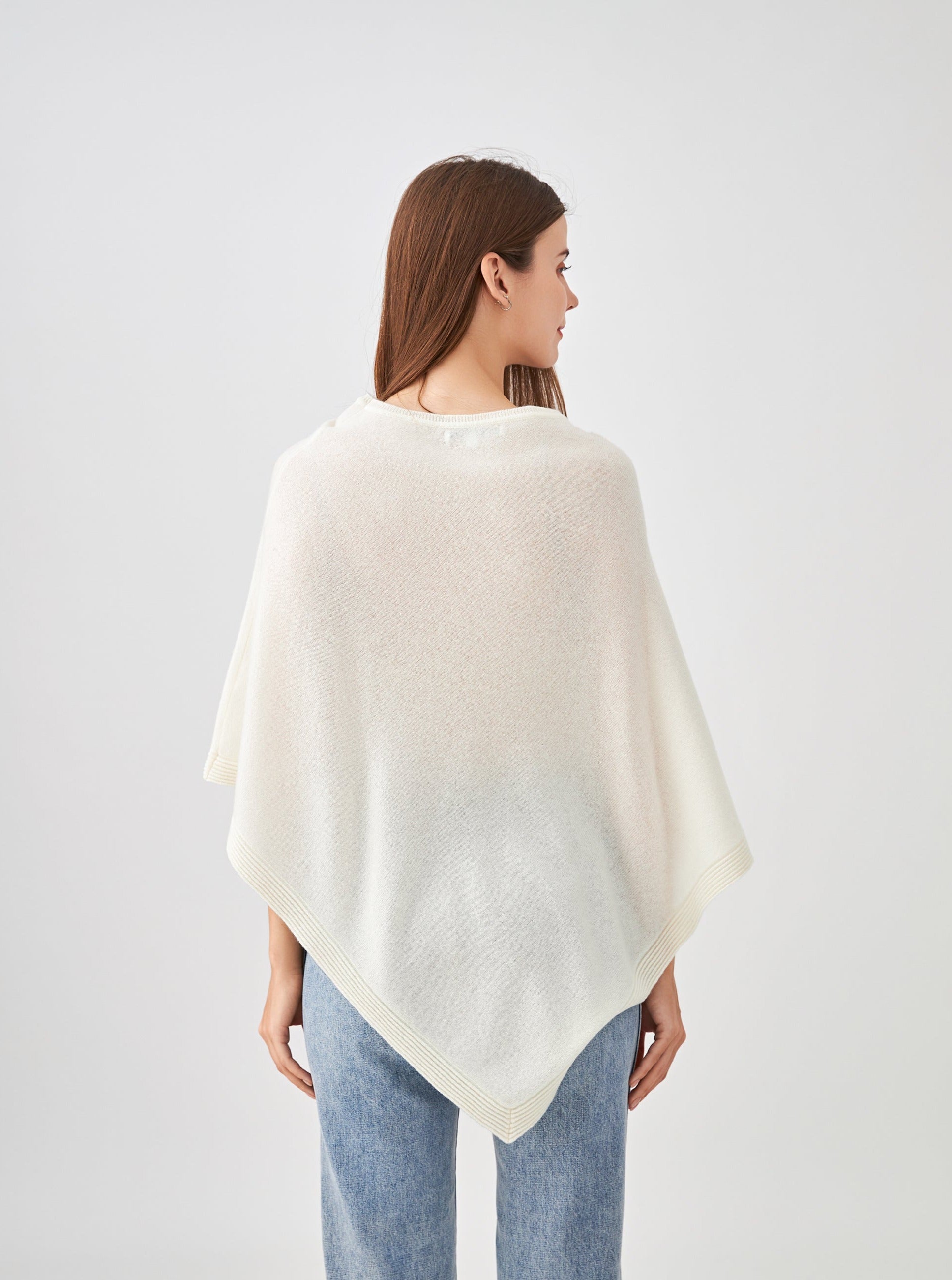 Poncho en cachemire