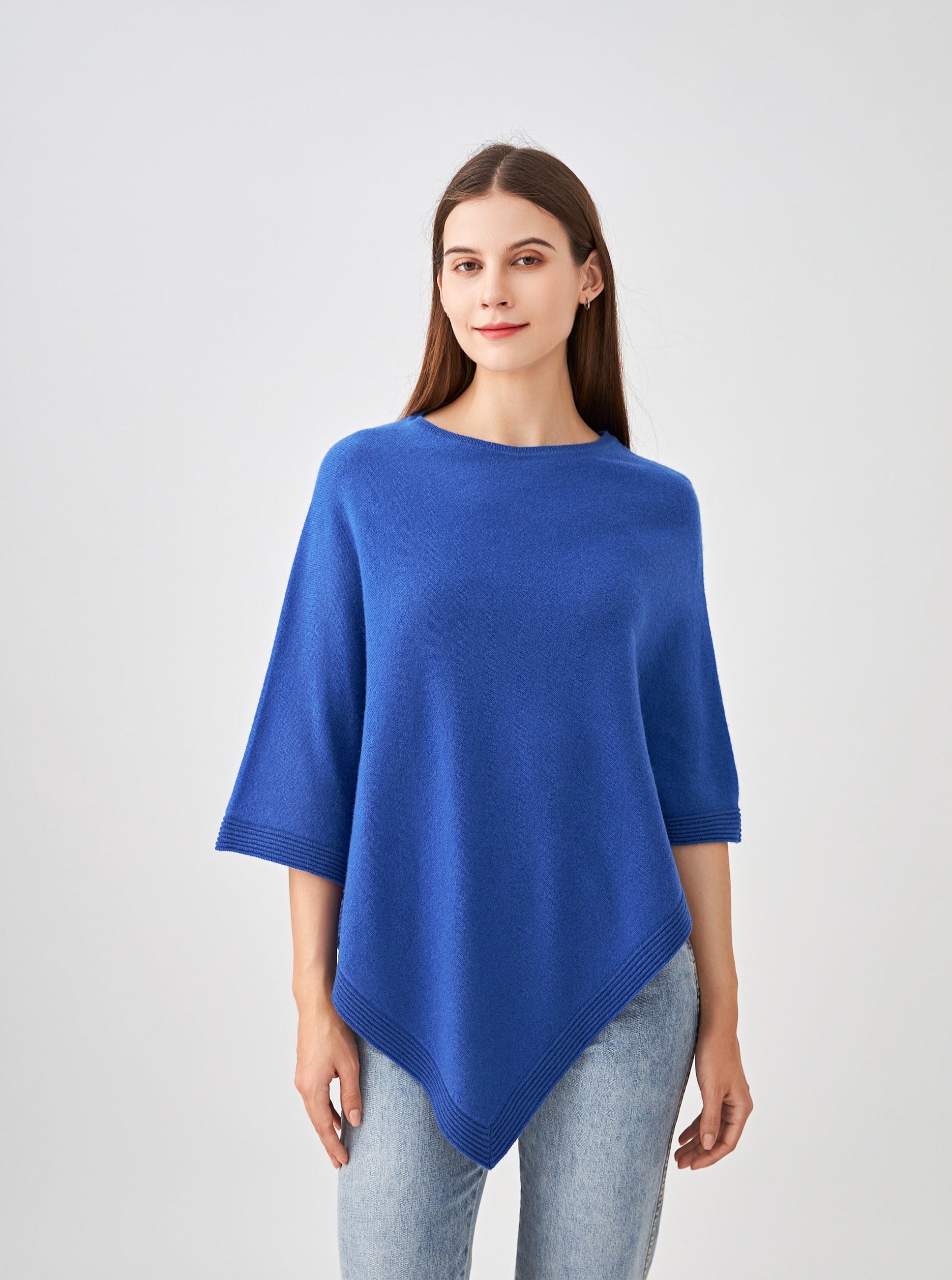 Poncho en cachemire