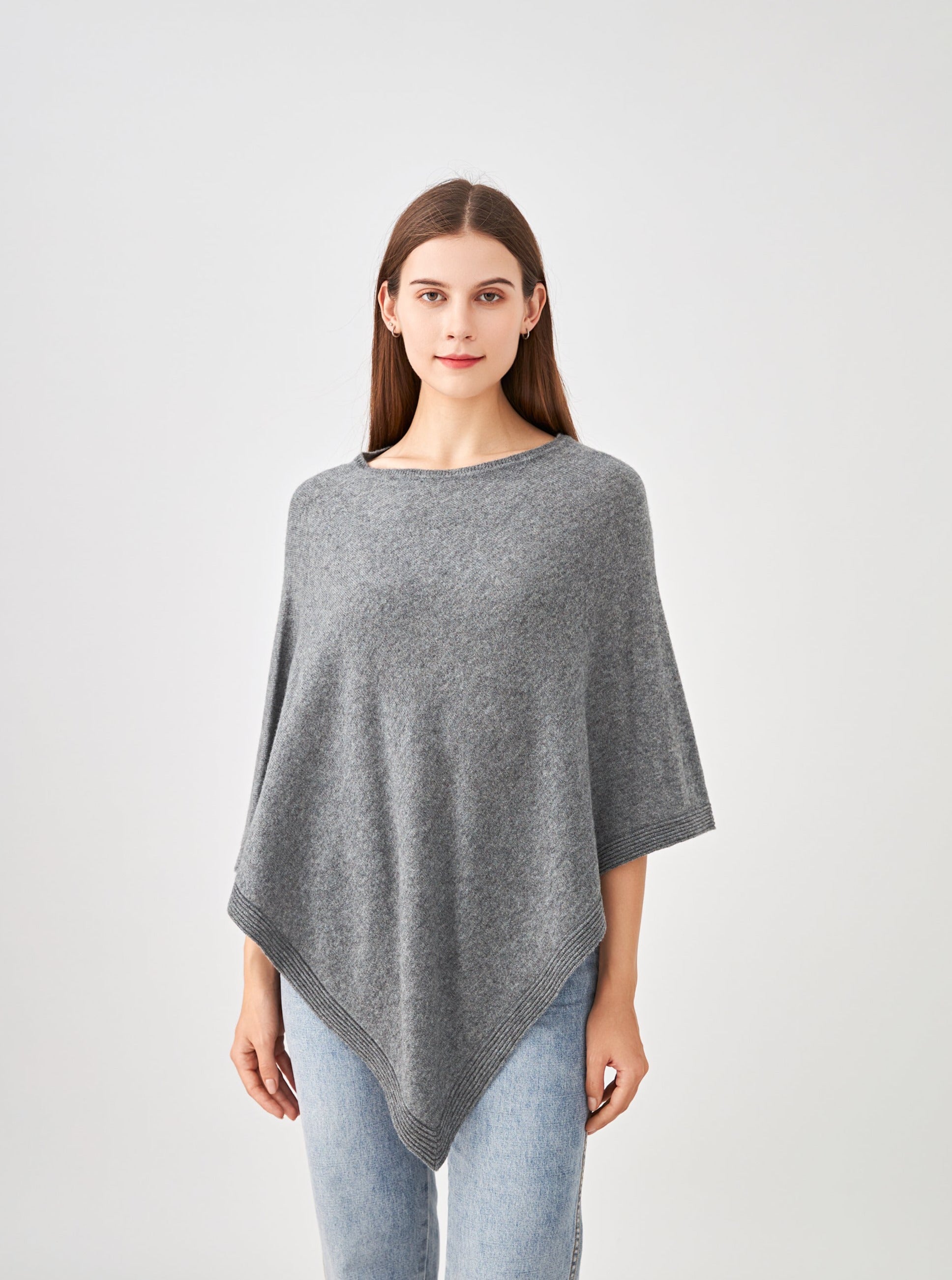 Poncho en cachemire