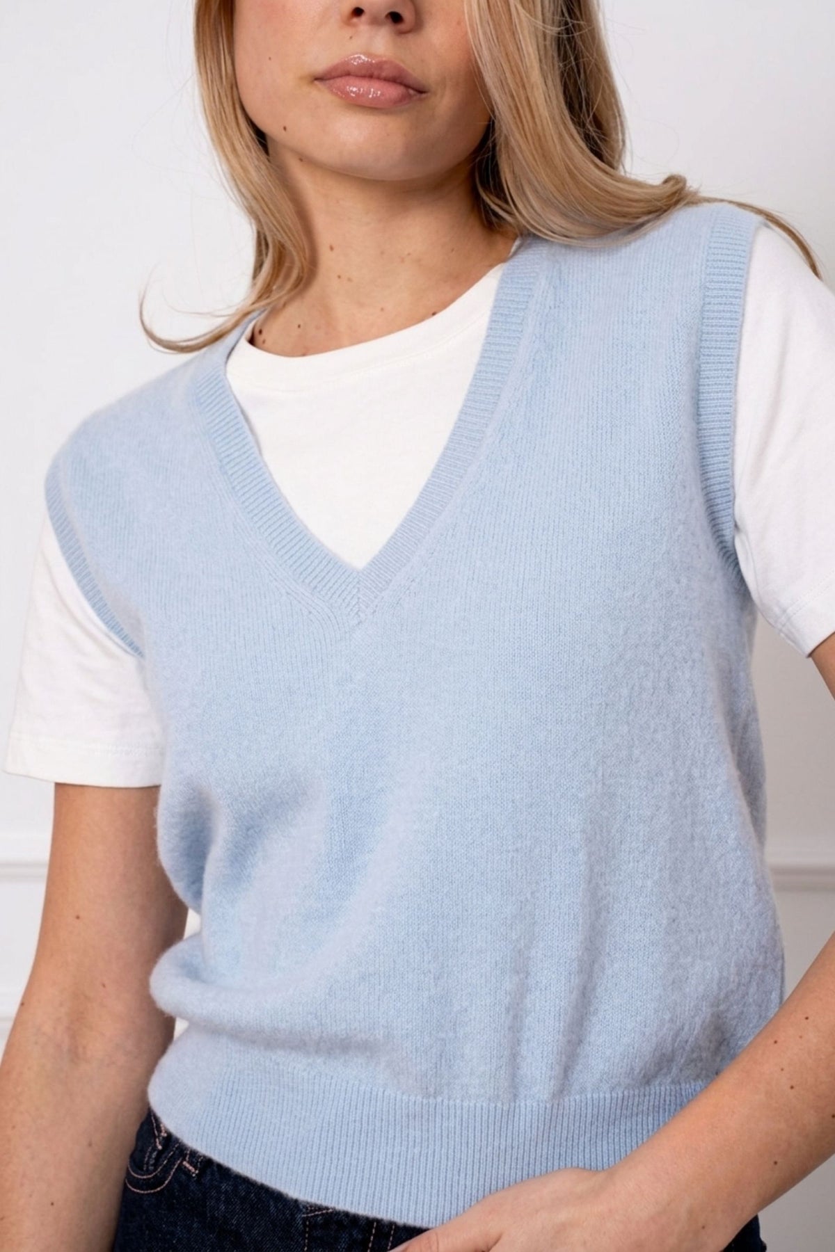 Le Pull Cachemire — Sans Manches
