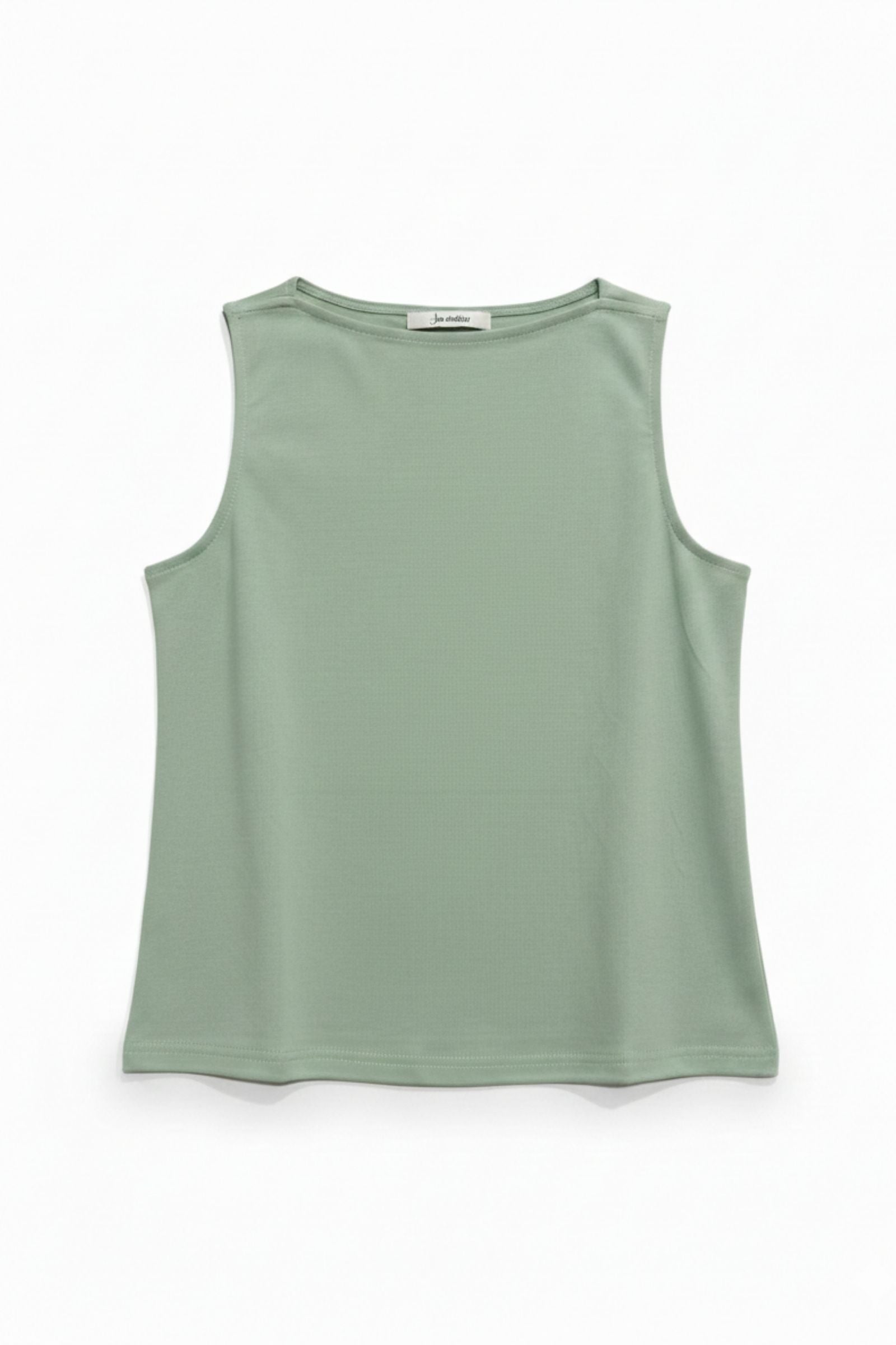 Débardeur 100% coton premium col bateau