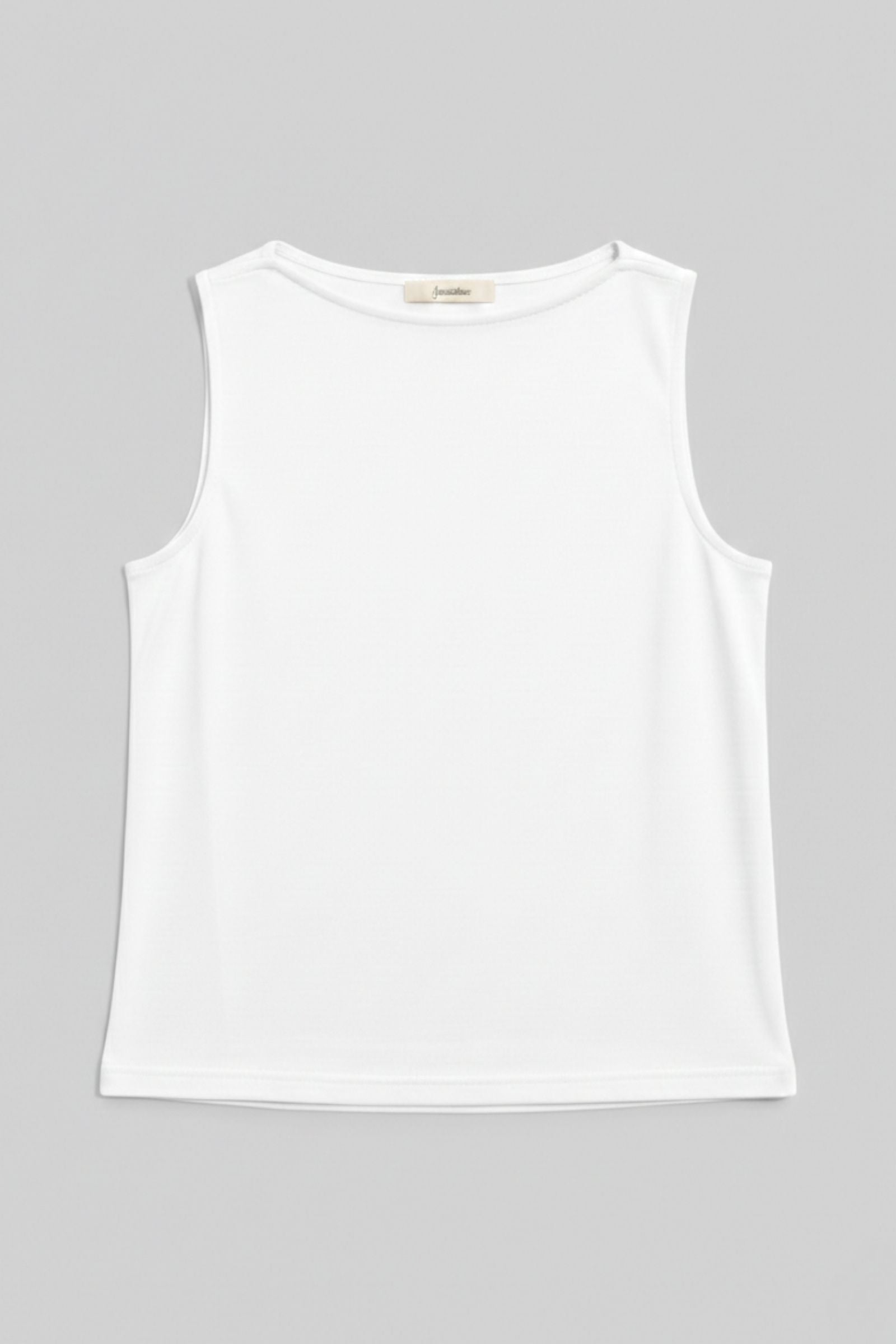 Débardeur 100% coton premium col bateau