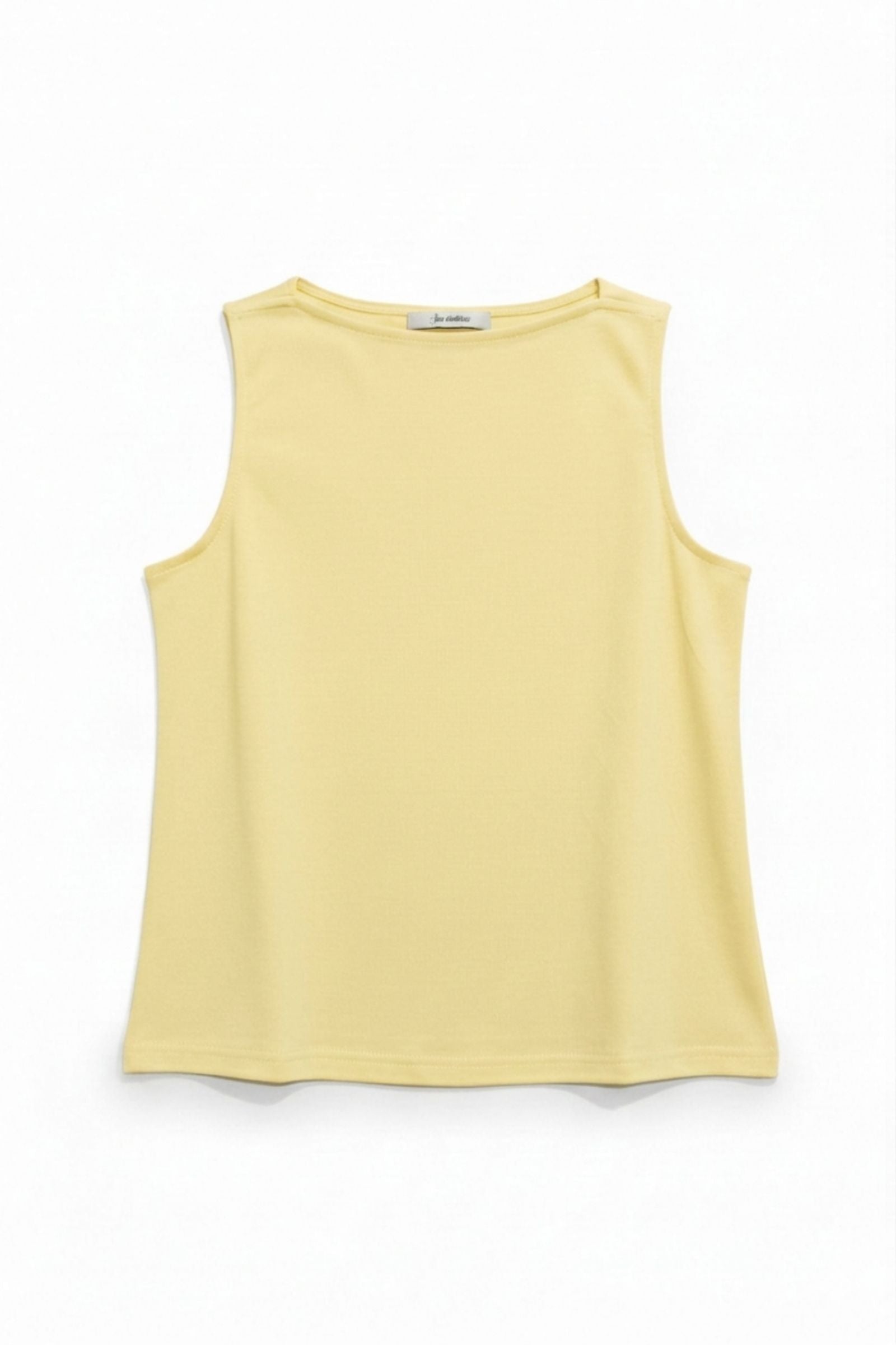 Débardeur 100% coton premium col bateau