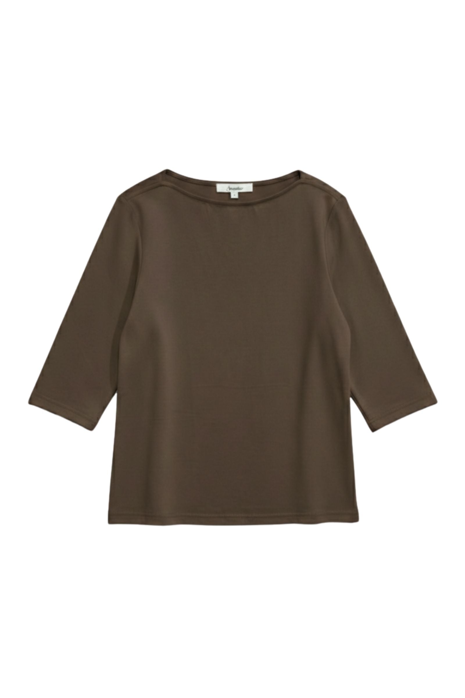 Top 100% coton premium manches courtes col bateau