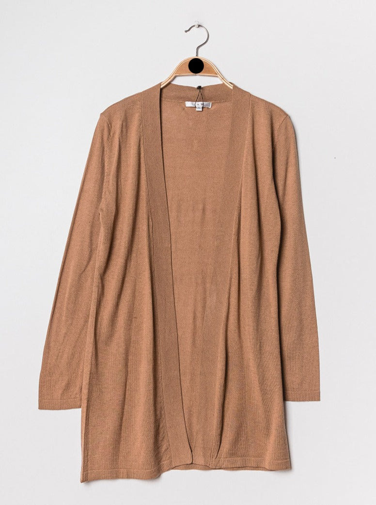 Gilet long en soie cachemire