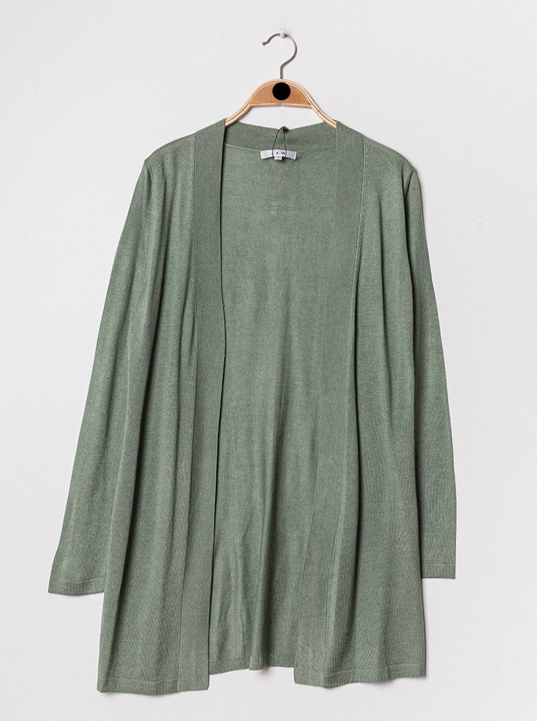 Gilet long en soie cachemire