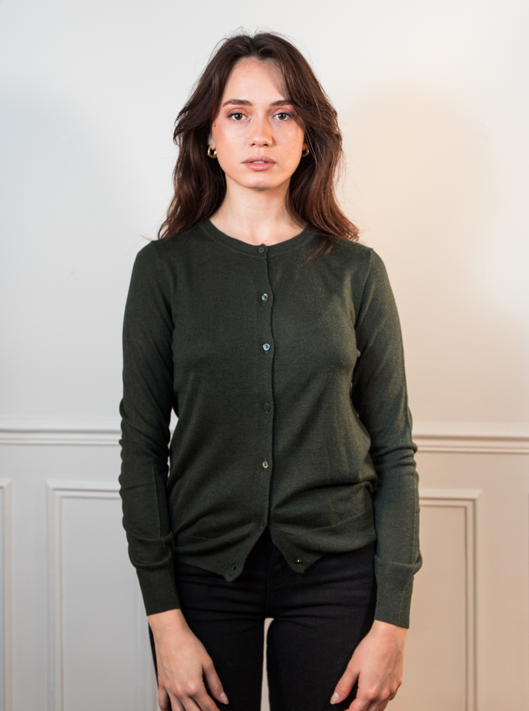 Cardigan en soie et cachemire