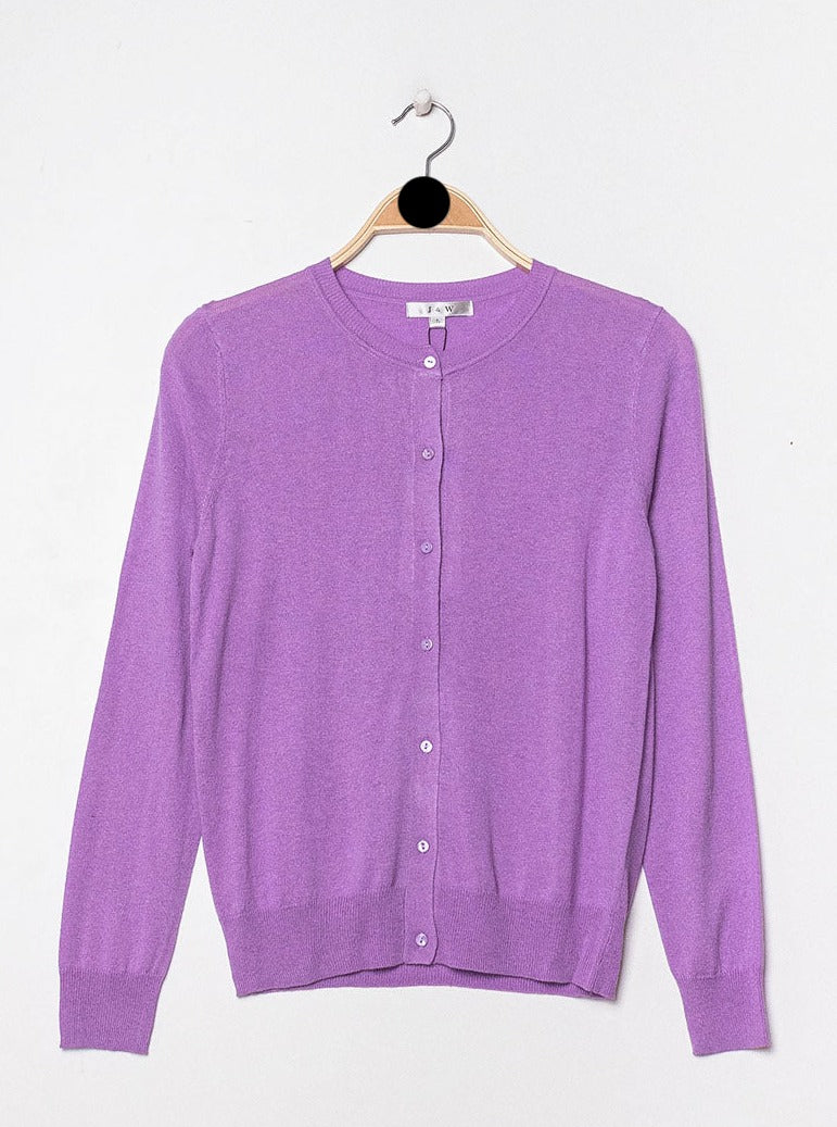 Cardigan en soie et cachemire