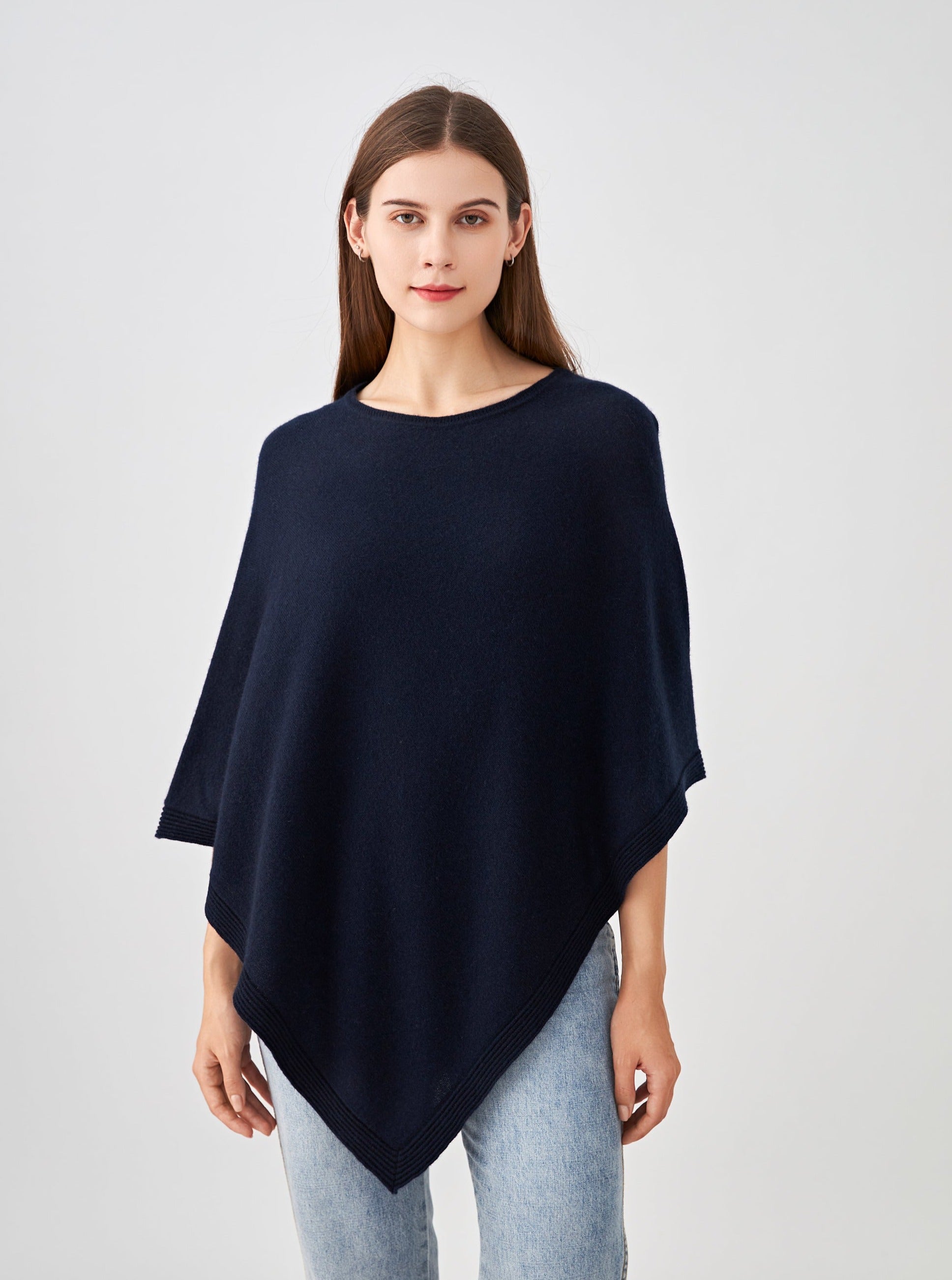 Poncho en cachemire