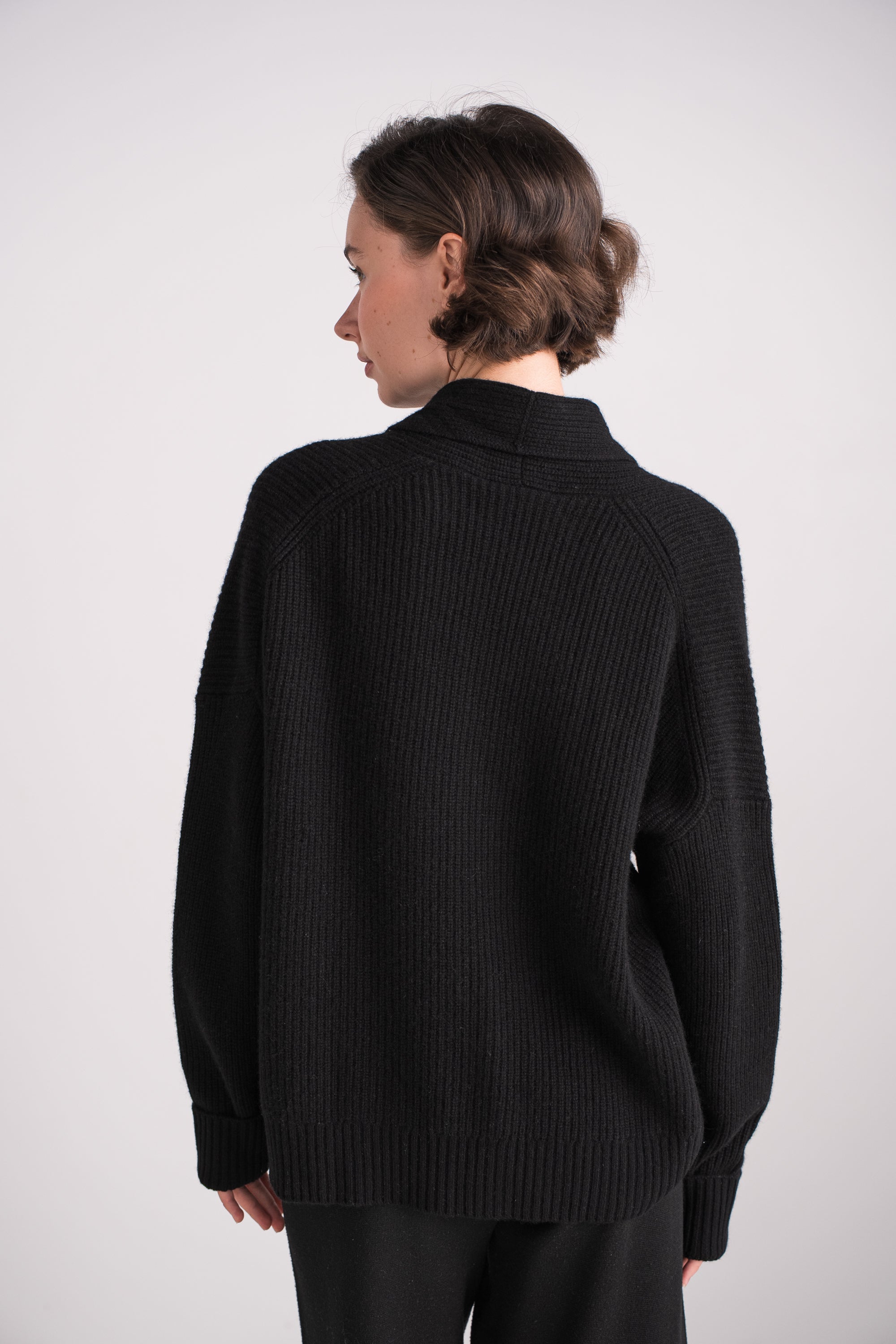 Gilet châle en cachemire 4 fils