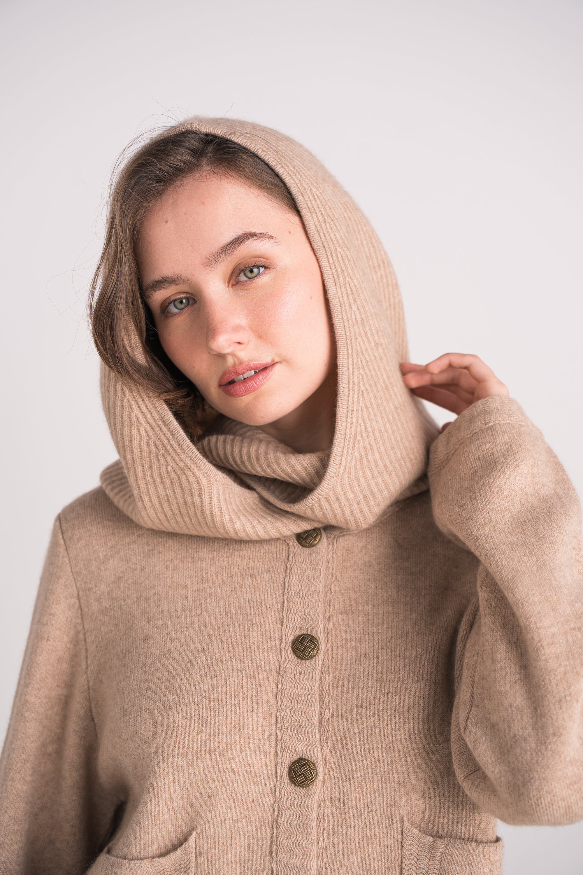 Cagoule 100% cachemire