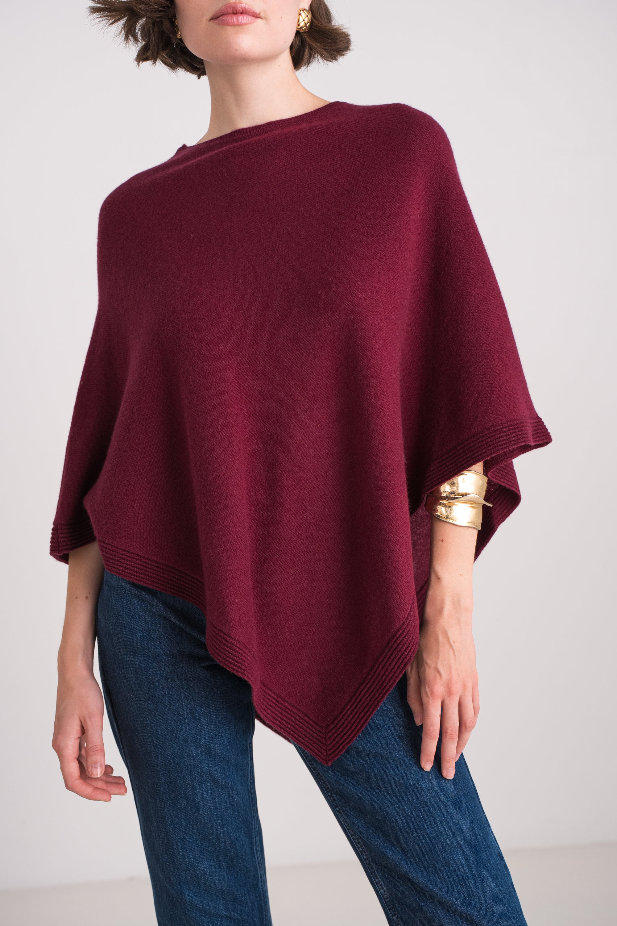 Poncho en cachemire