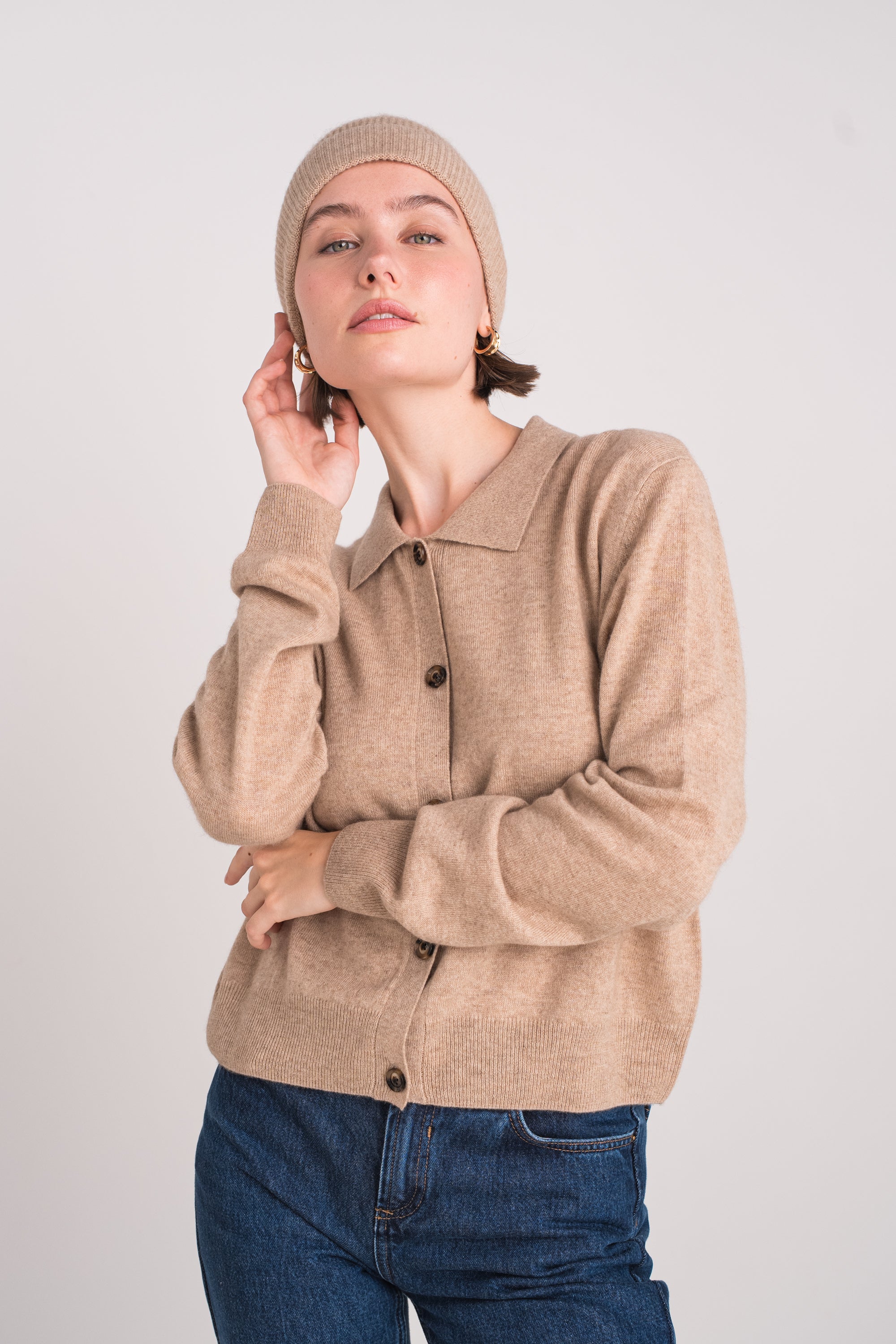 Bonnet 100% cachemire