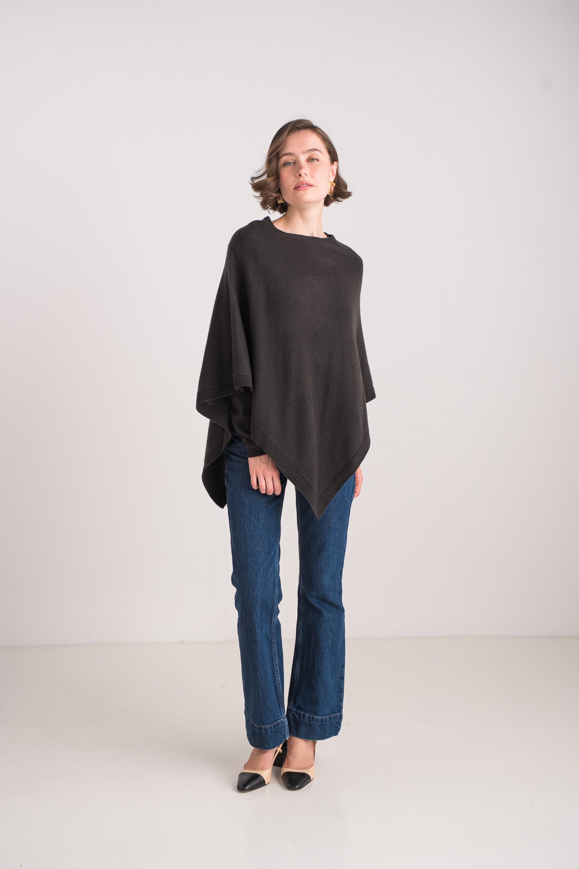 Poncho en cachemire