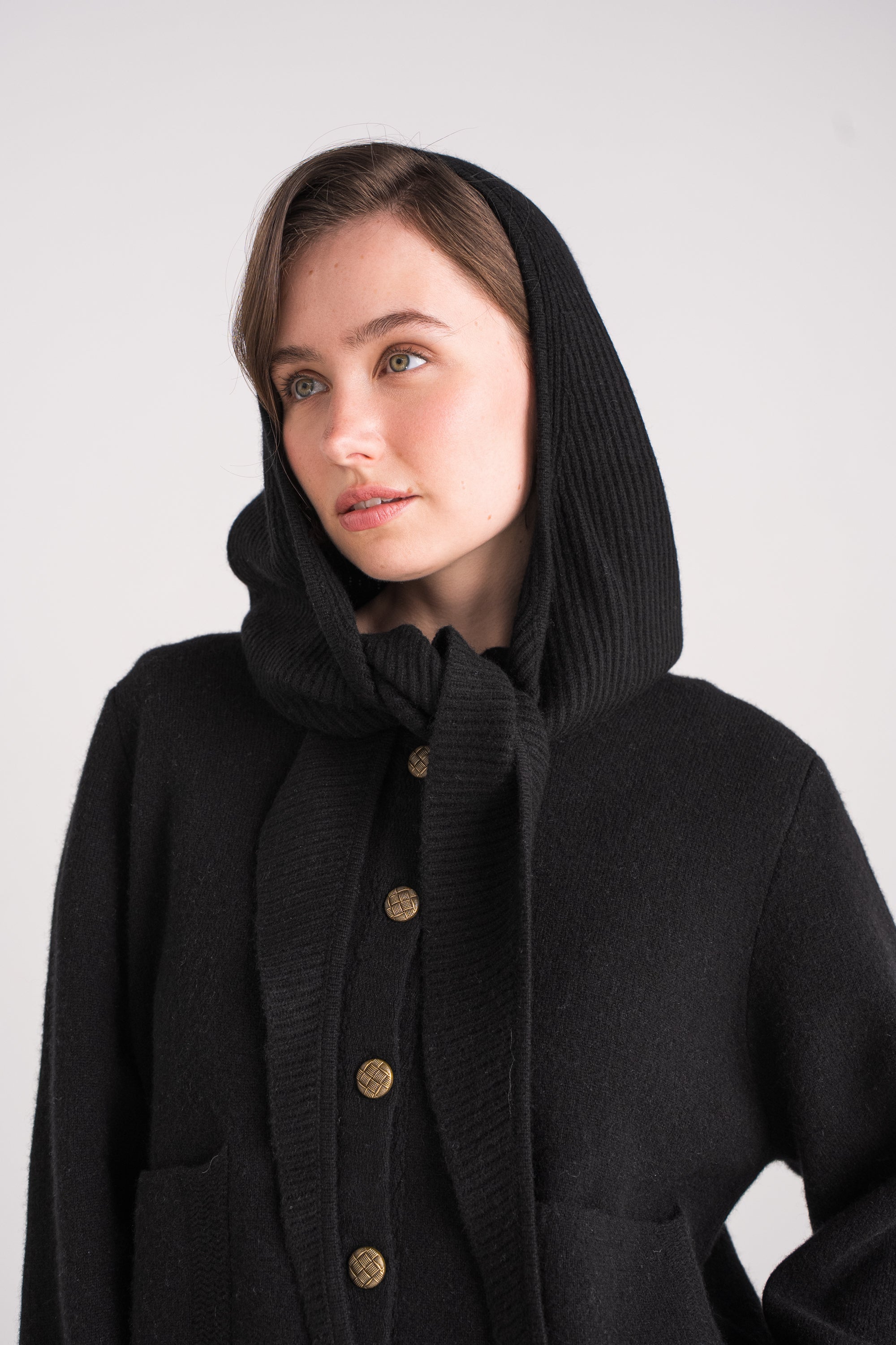 Cagoule 100% cachemire