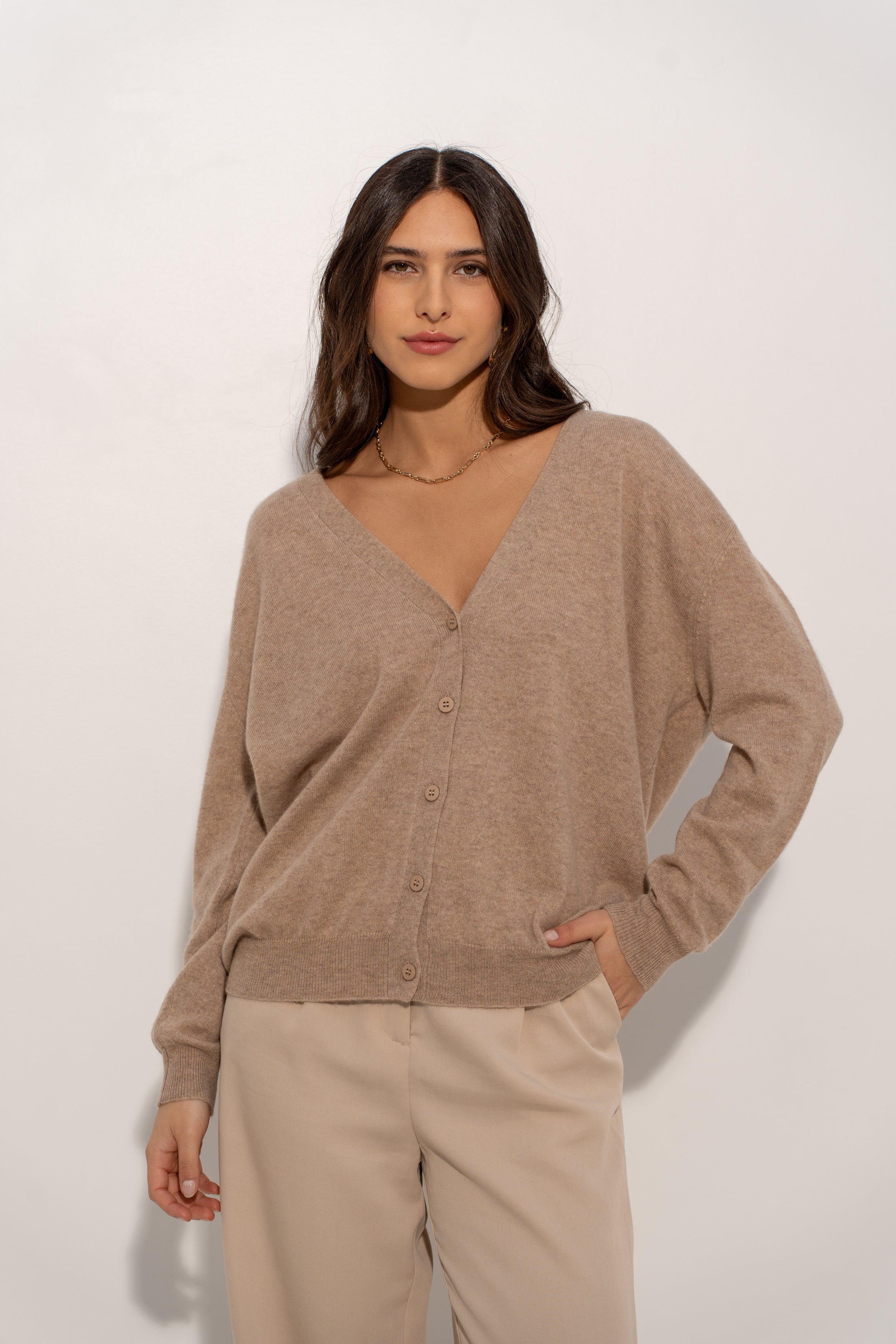 Le Cardigan Cachemire oversize