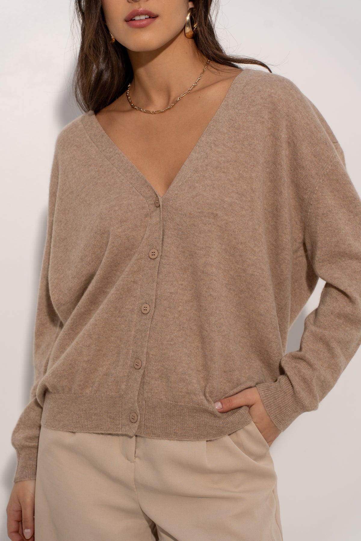 Le Cardigan Cachemire oversize