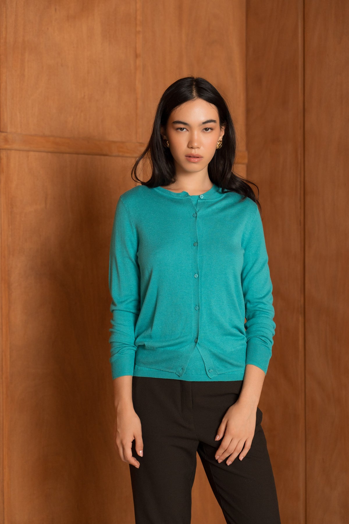 Cardigan en soie et cachemire
