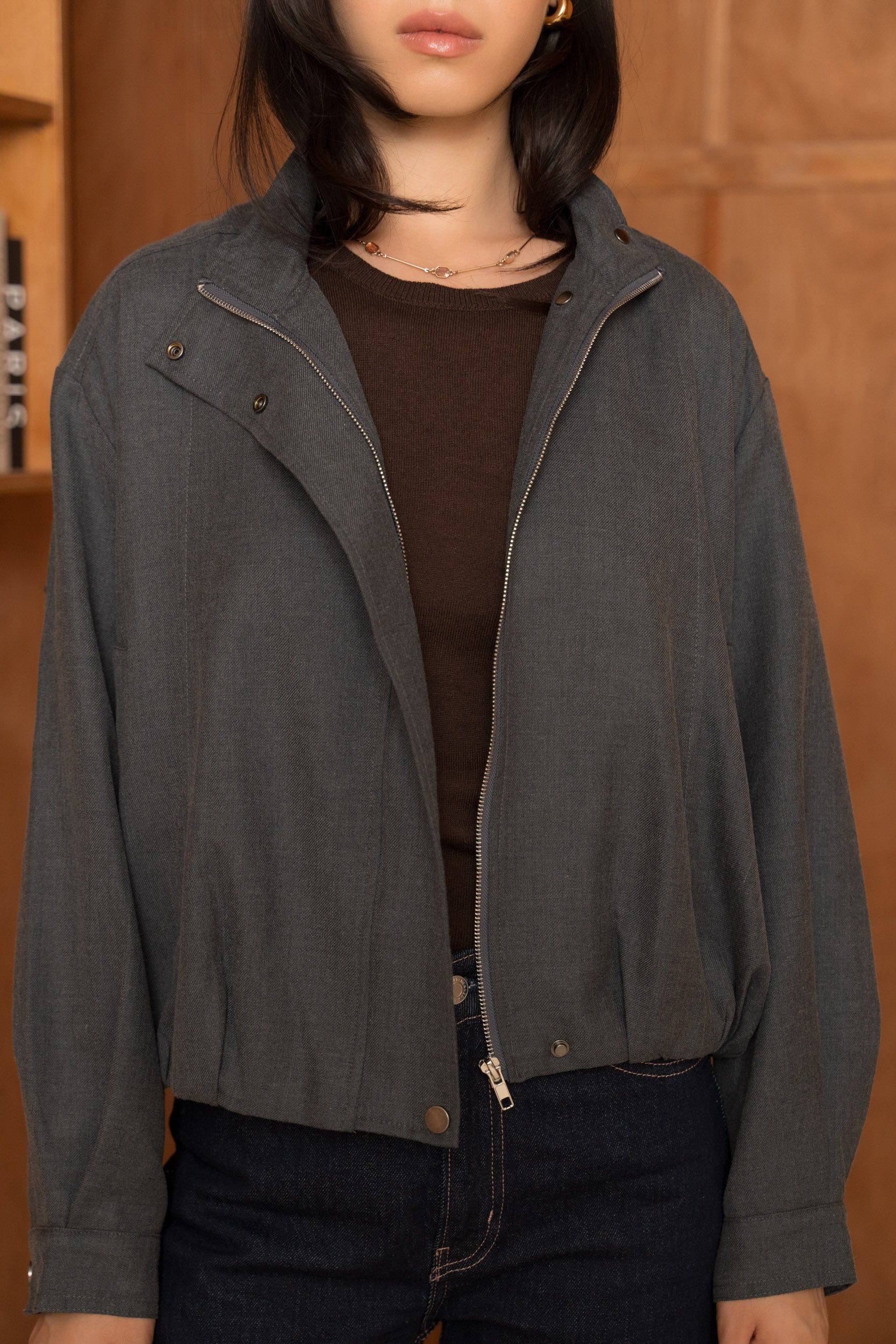 La Veste bomber en Laine