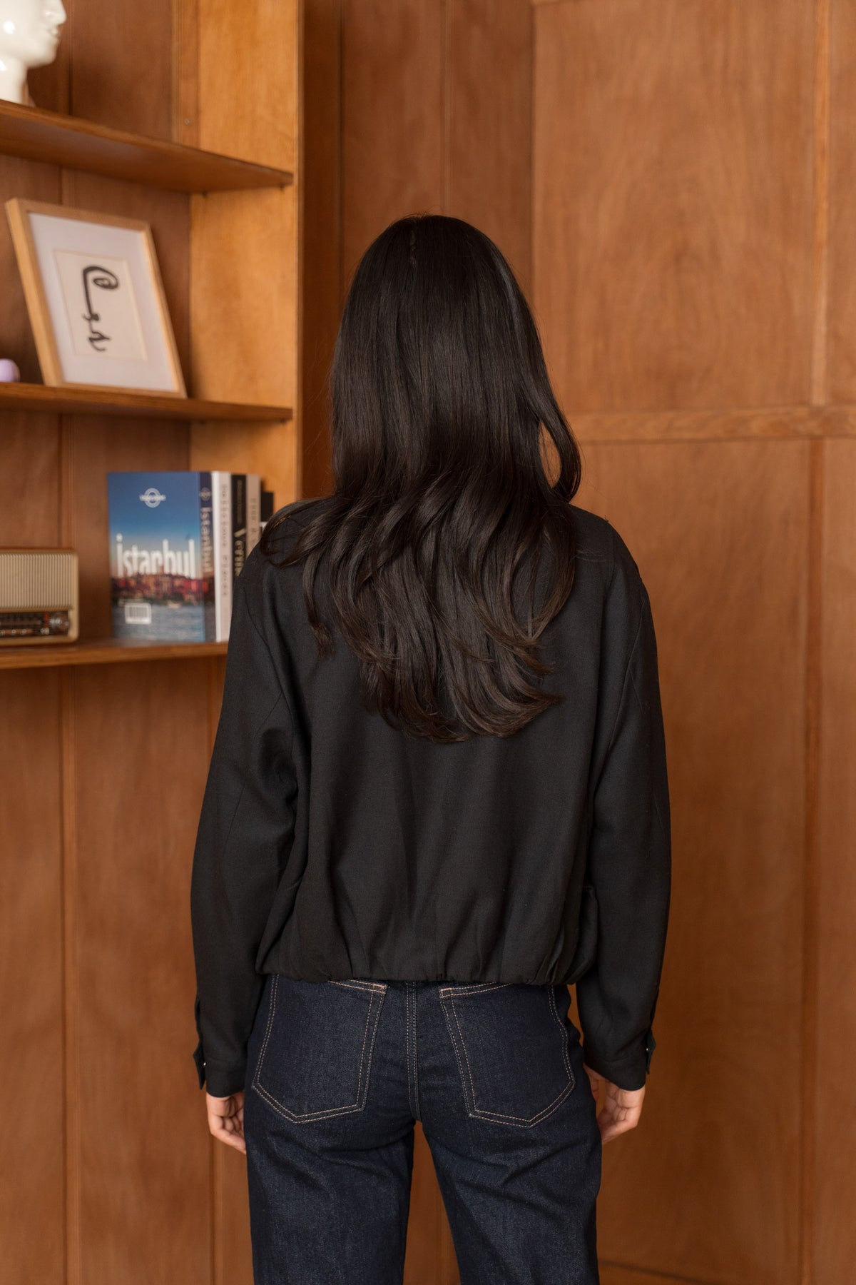 La Veste bomber en Laine