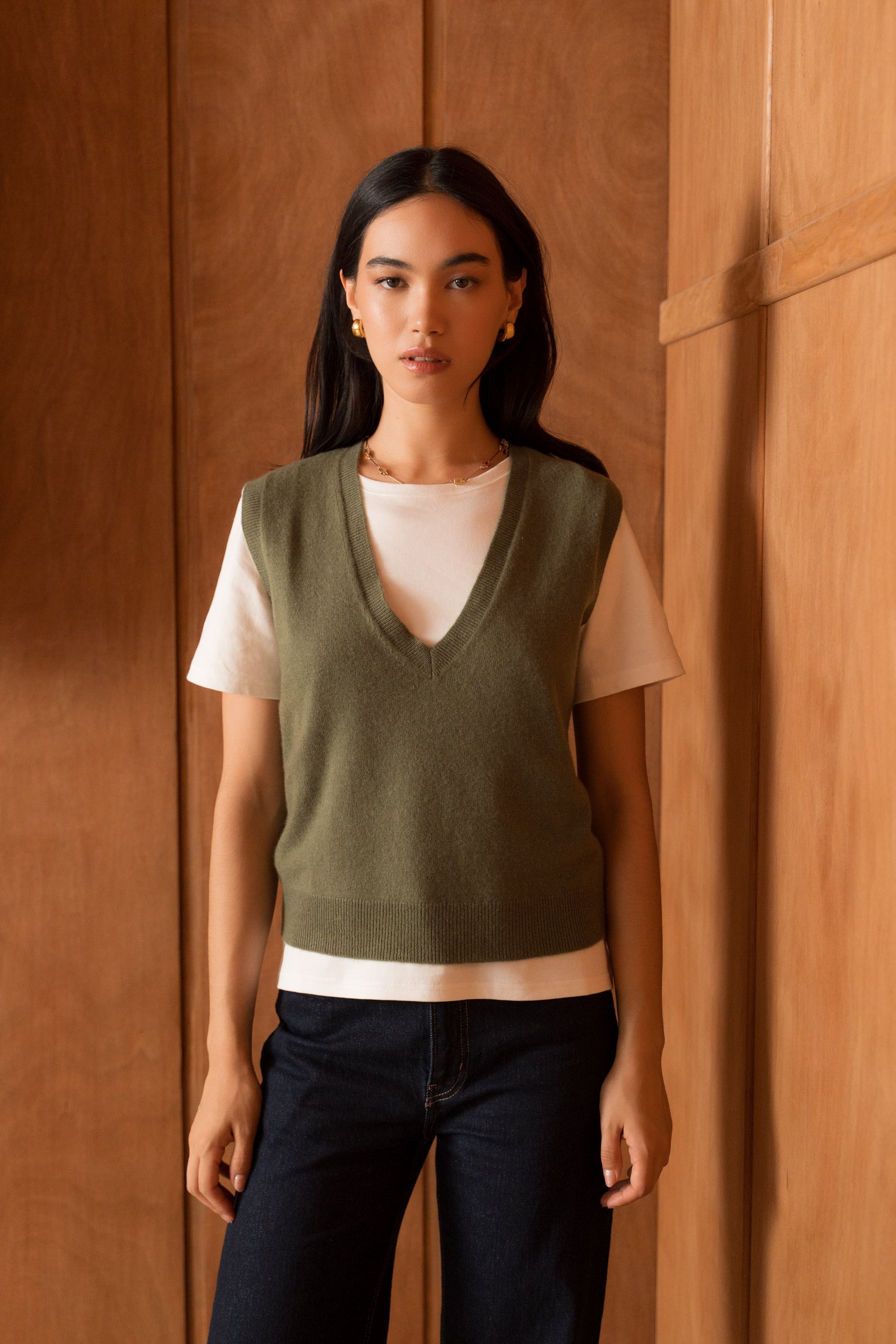 Le Pull Cachemire — Sans Manches