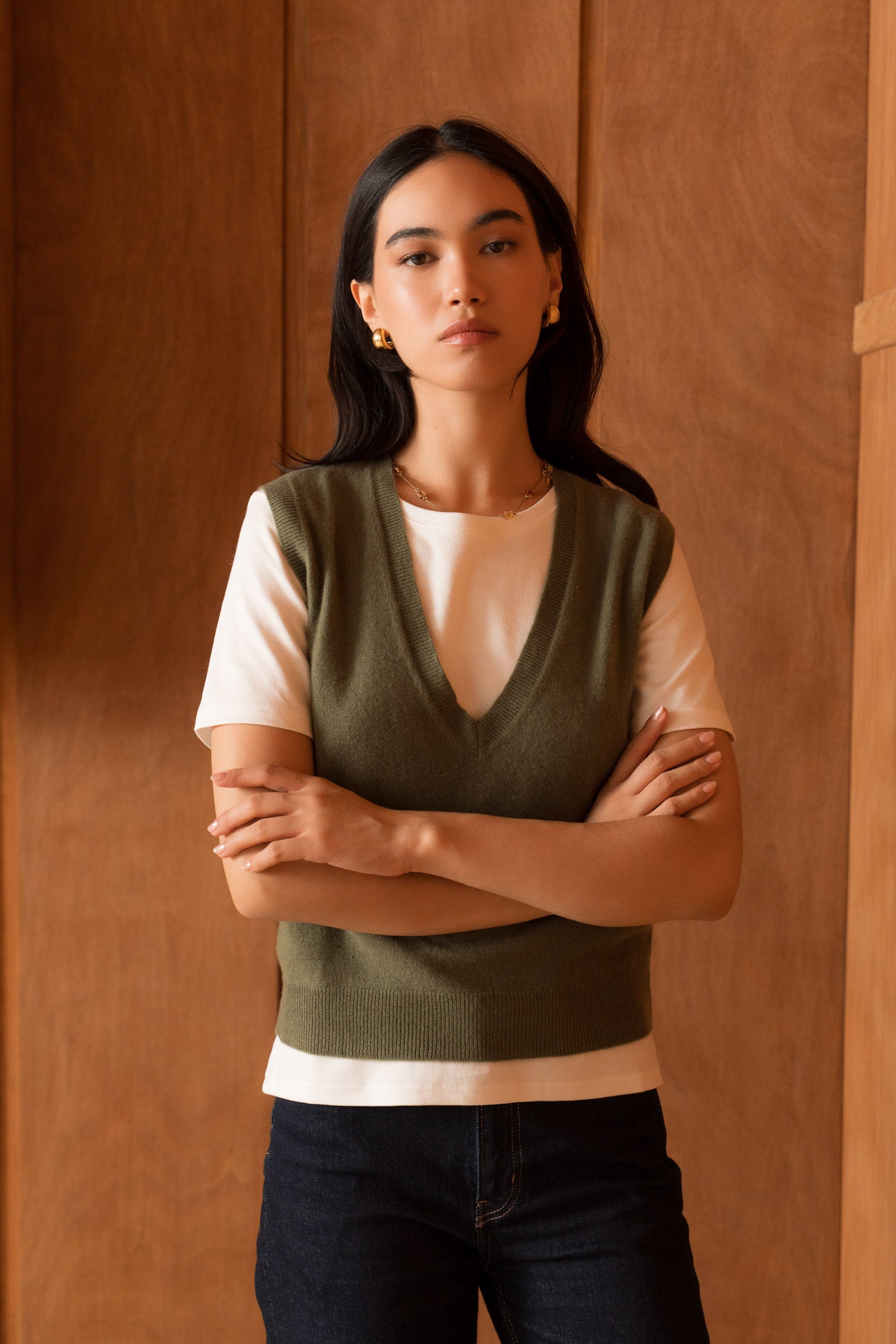 Le Pull Cachemire — Sans Manches