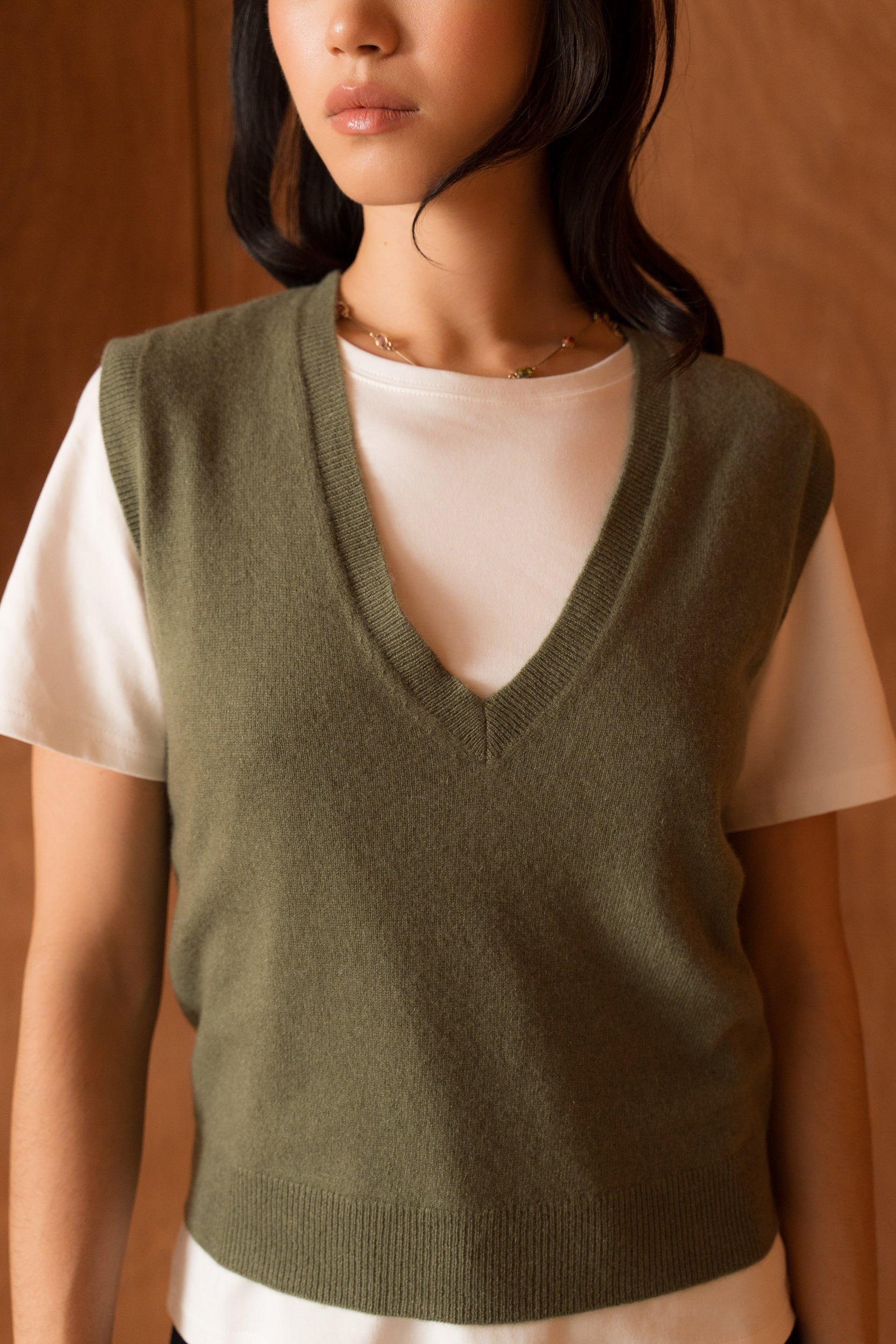 Le Pull Cachemire — Sans Manches