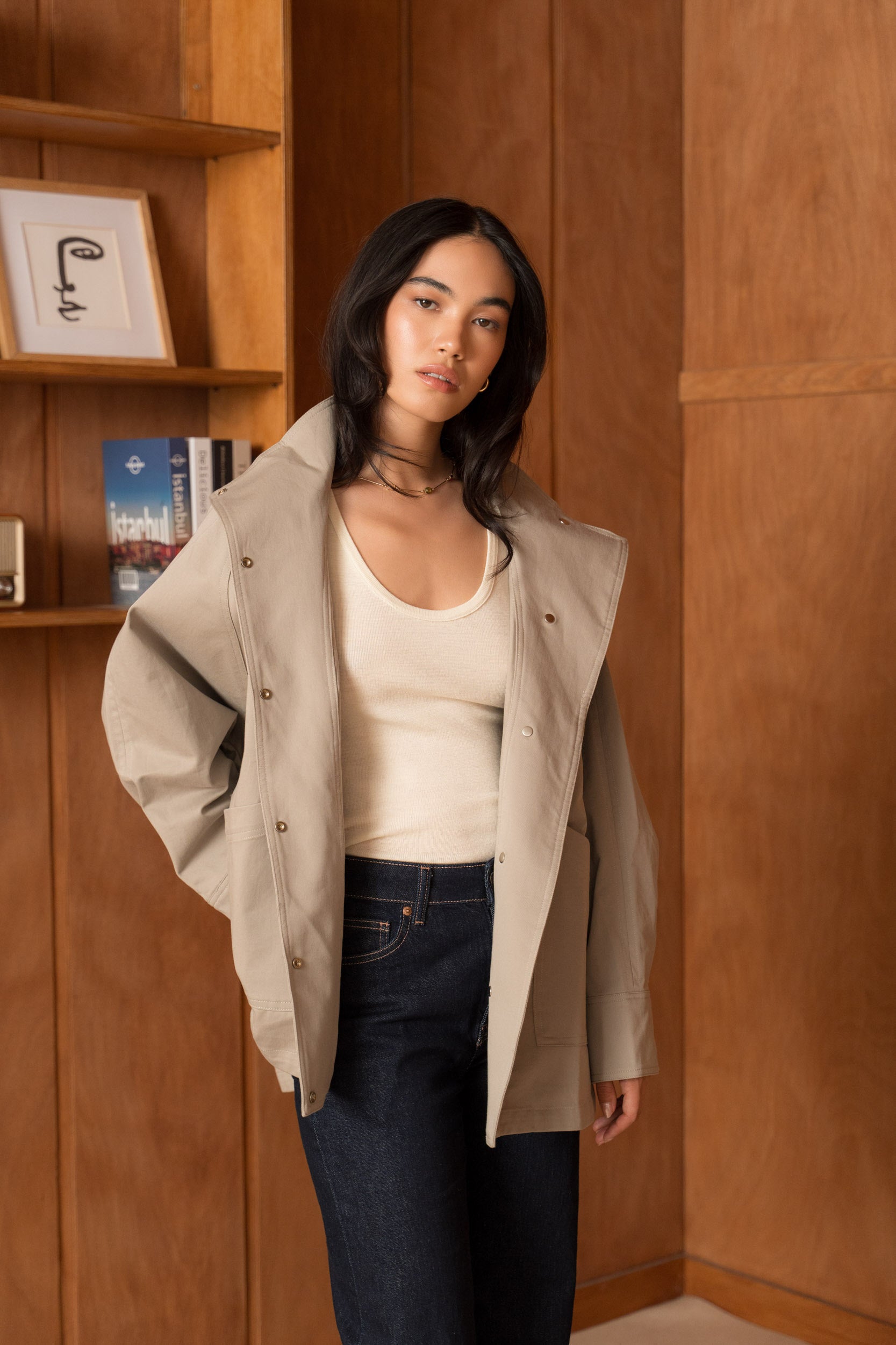 Veste oversize 100% coton