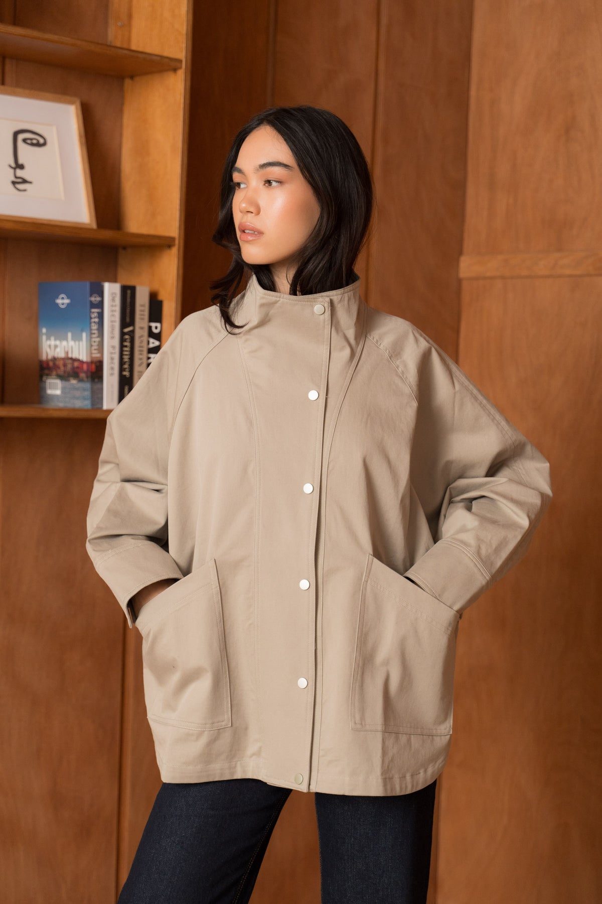 Veste oversize 100% coton