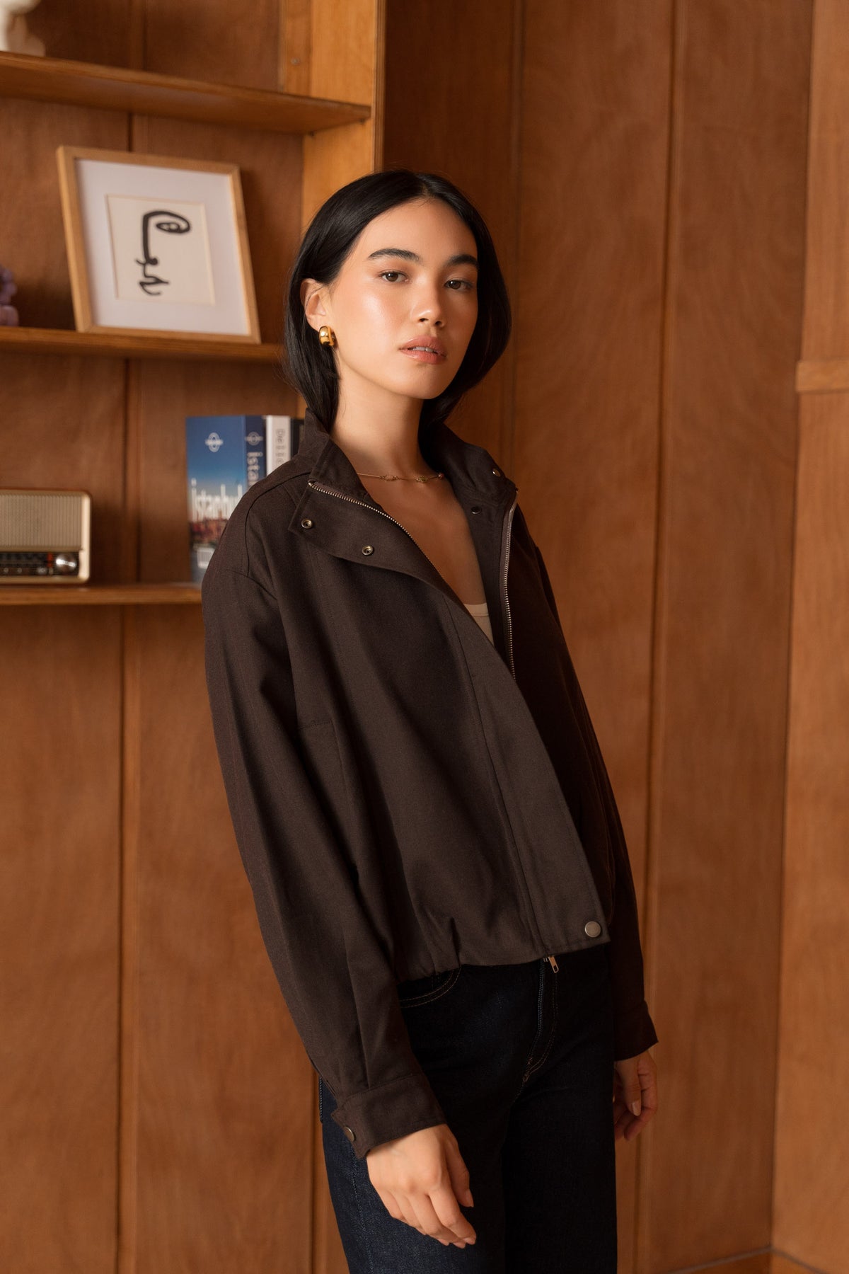 La Veste bomber en Laine