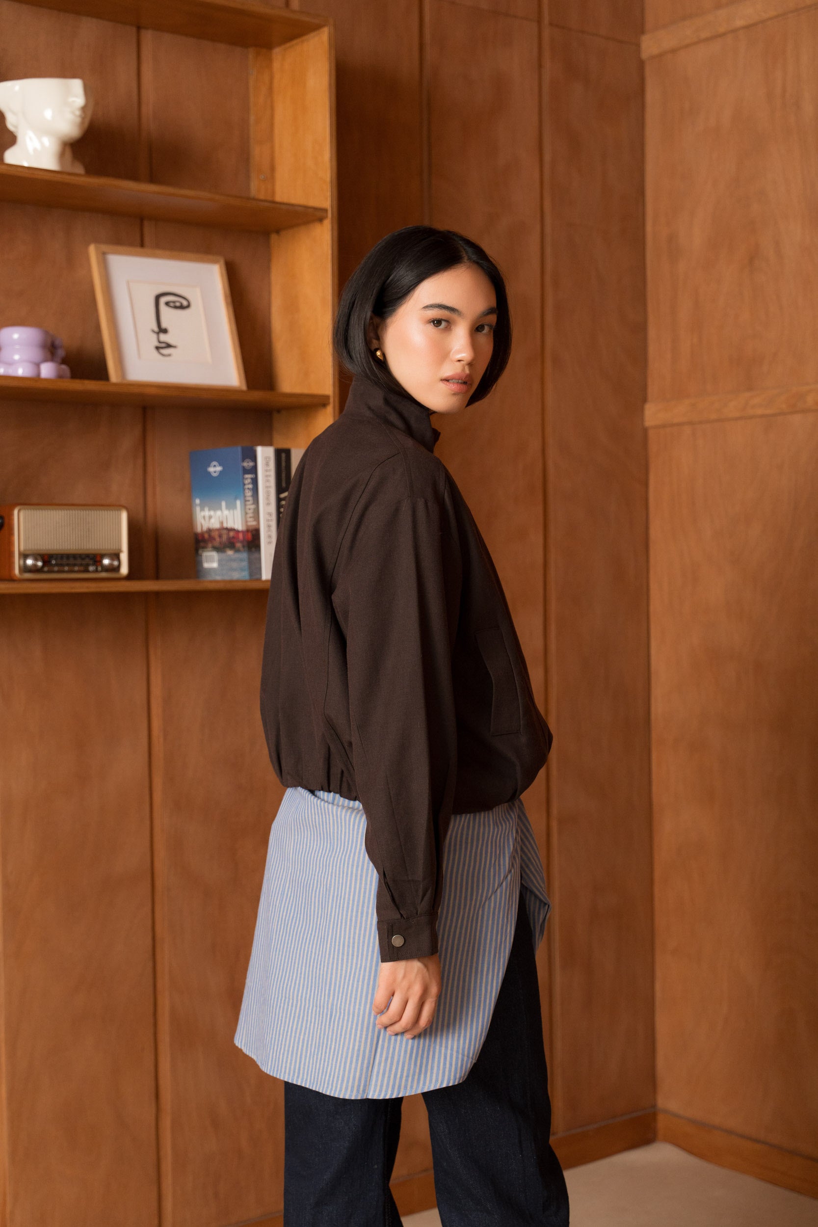 La Veste bomber en Laine