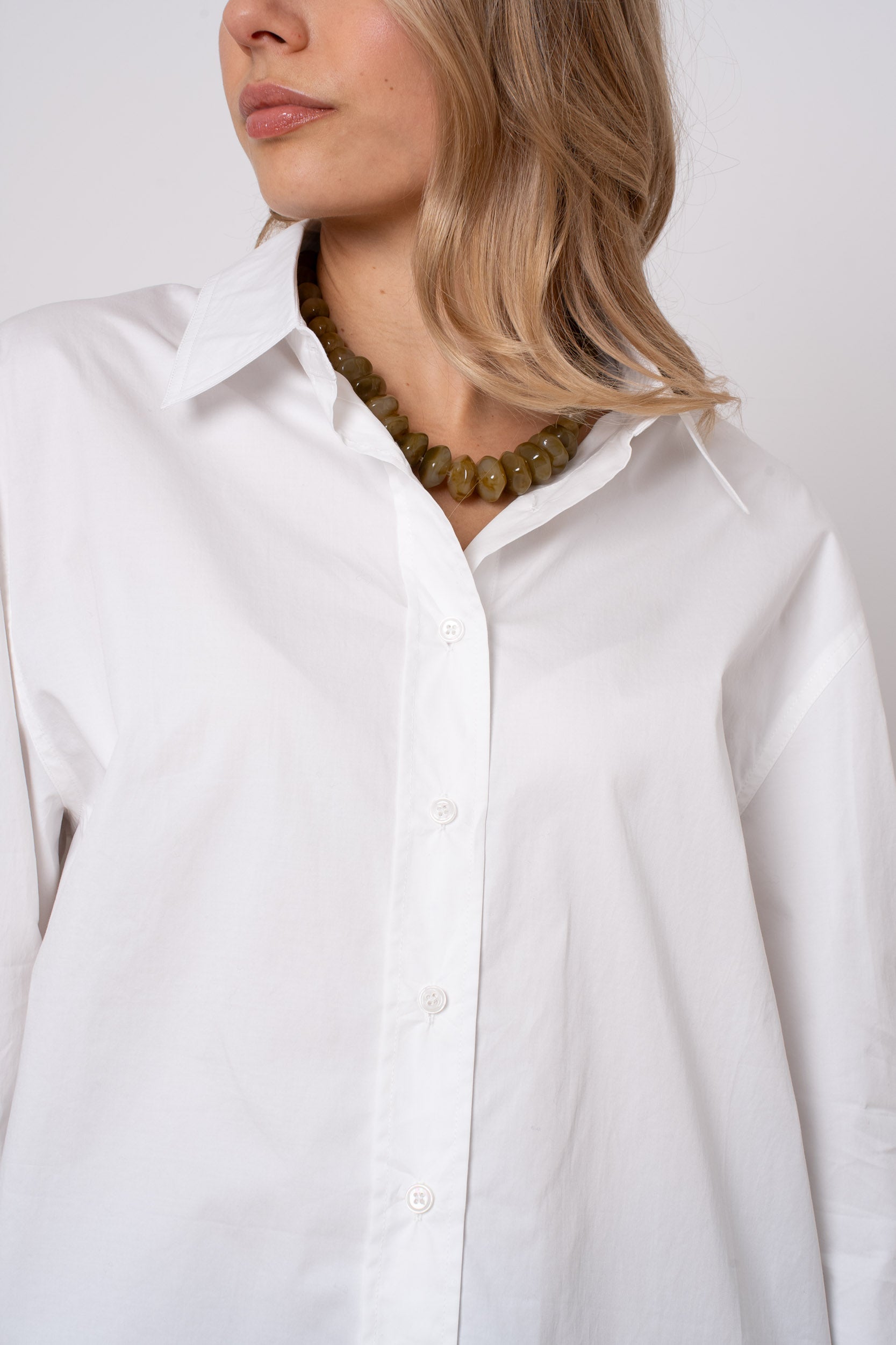 Chemise 100% coton oversize 2 en 1