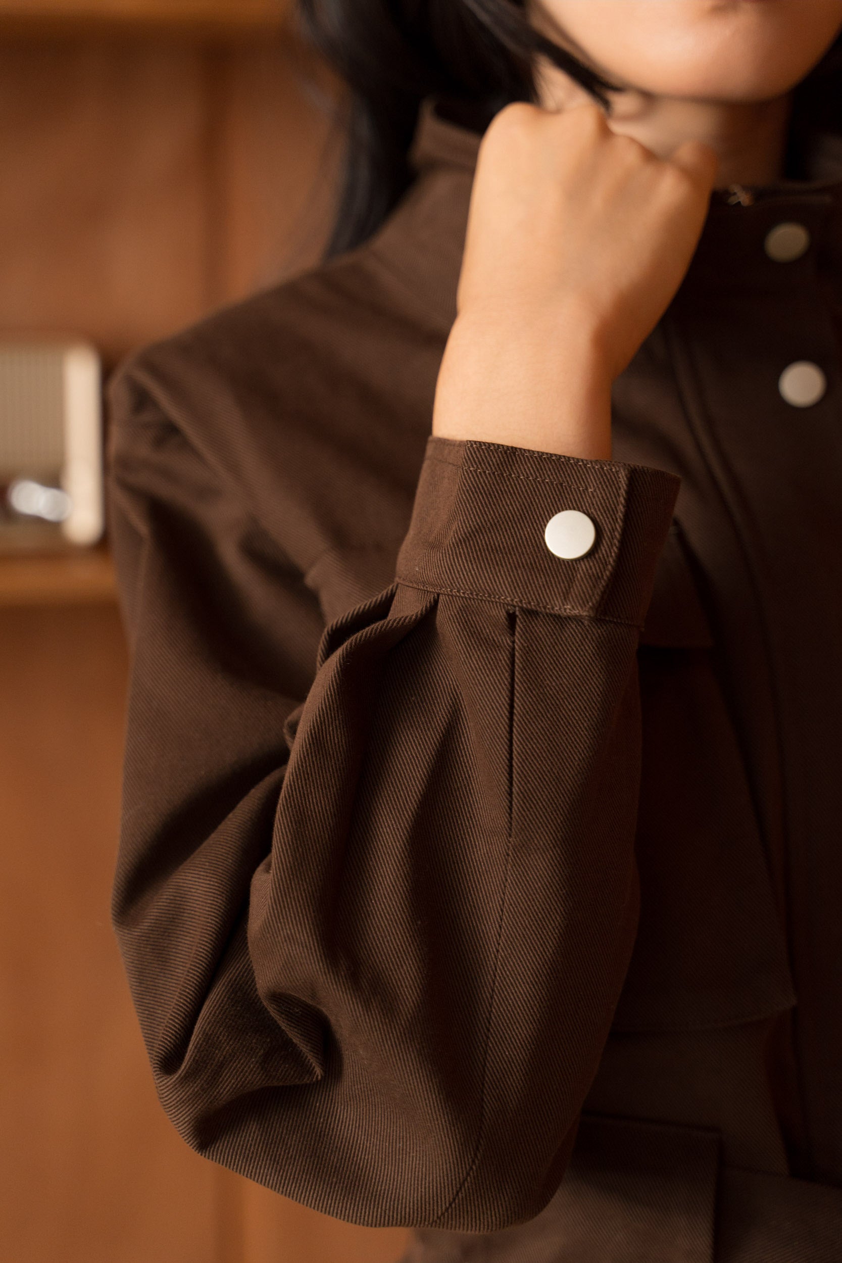 Veste saharienne coton & lyocell
