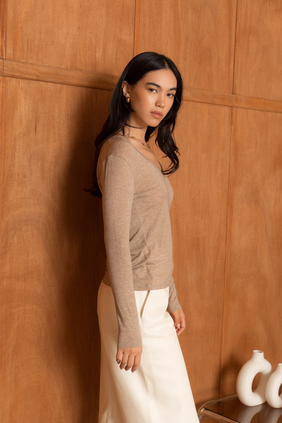 Le Sous-Pull Laine Mérinos col V