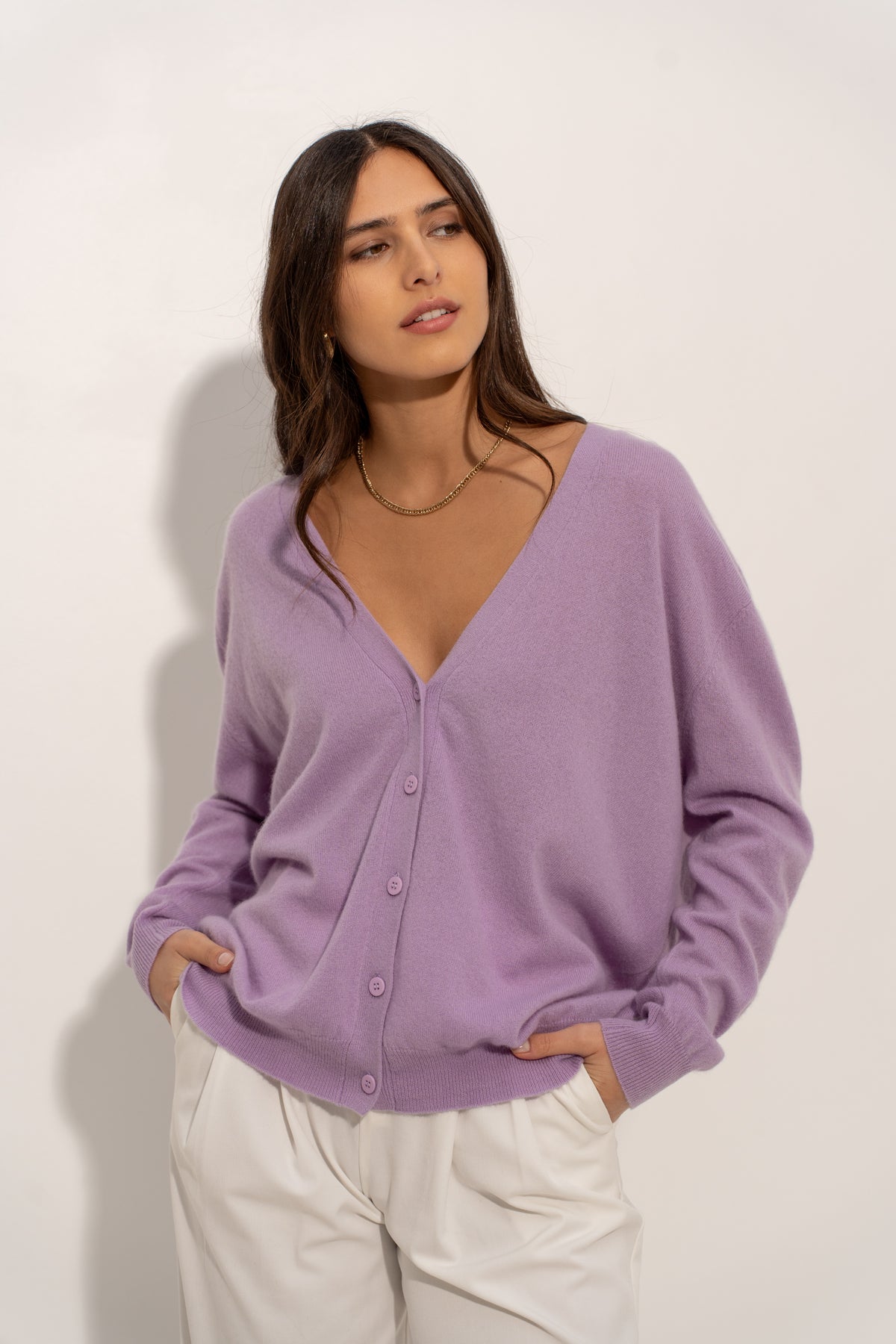 Le Cardigan Cachemire oversize