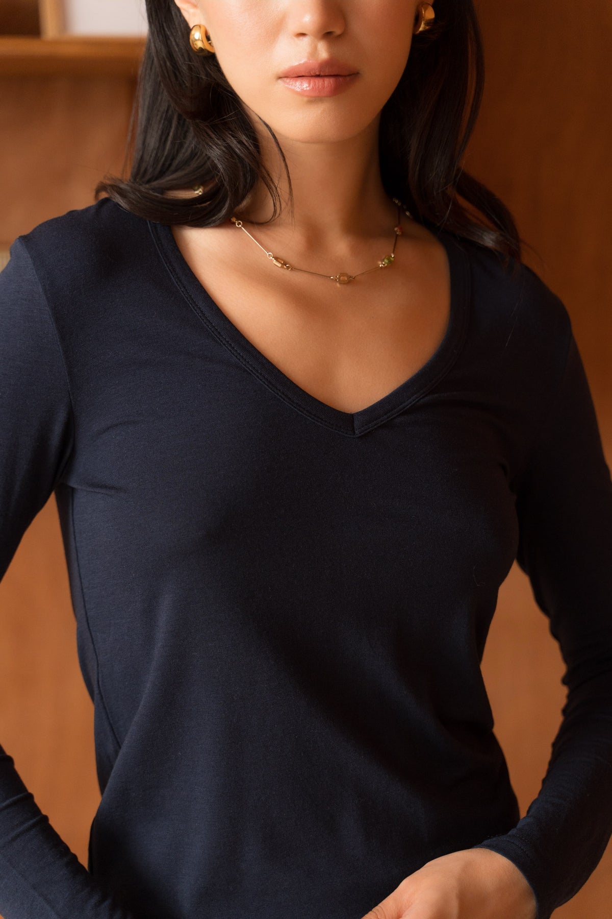 Le Sous-Pull Laine Mérinos col V