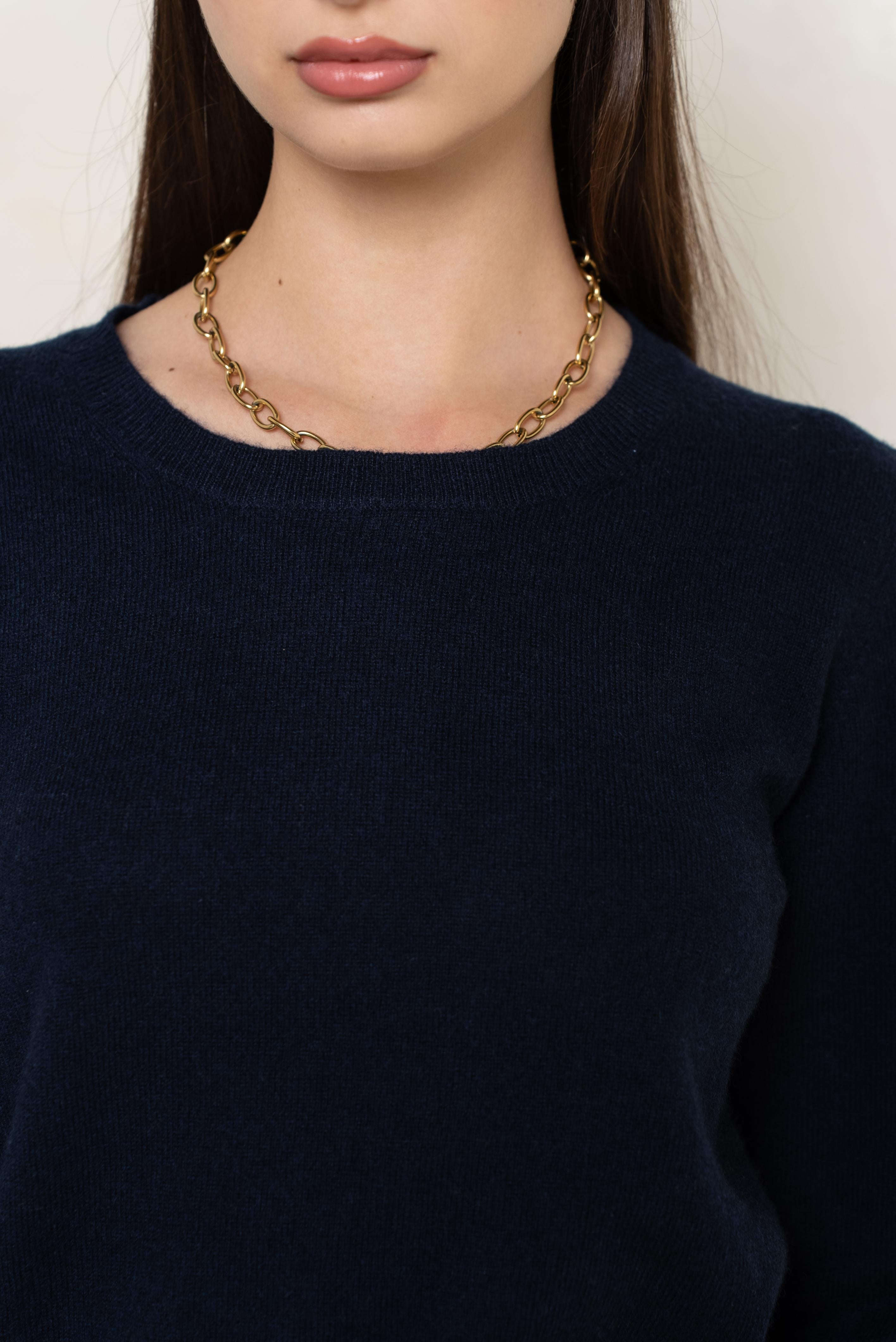 Pull col rond en cachemire