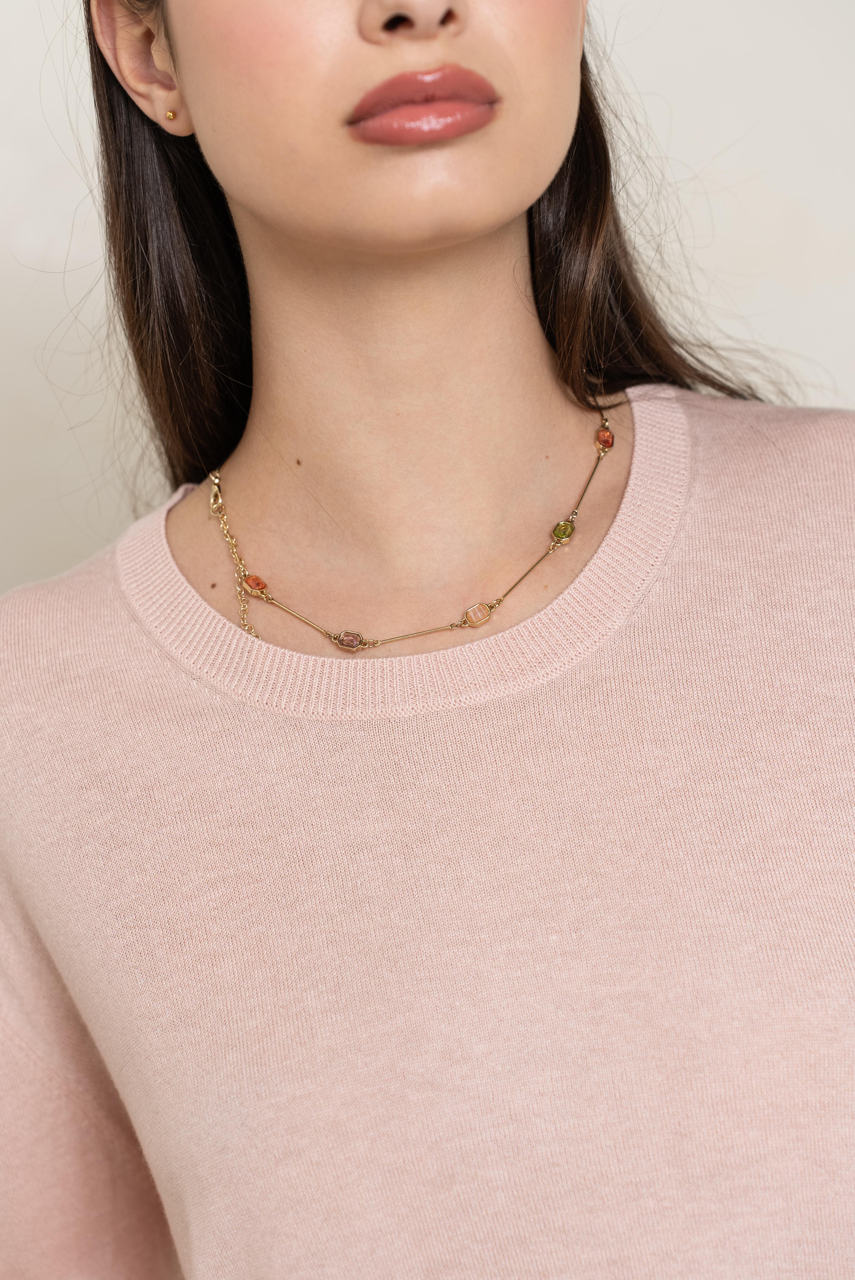 Pull col rond oversize en soie et cachemire
