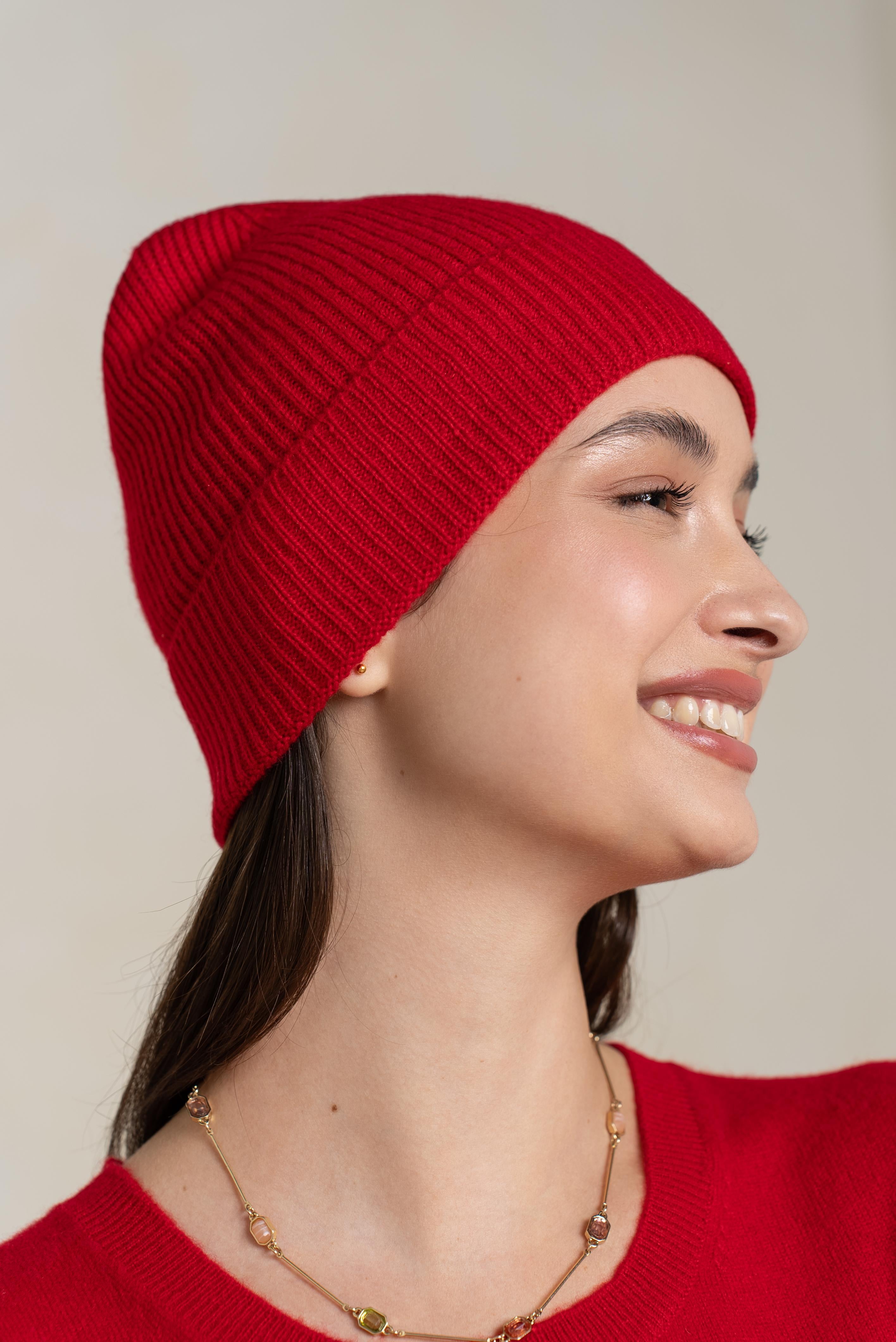 Bonnet 100% cachemire
