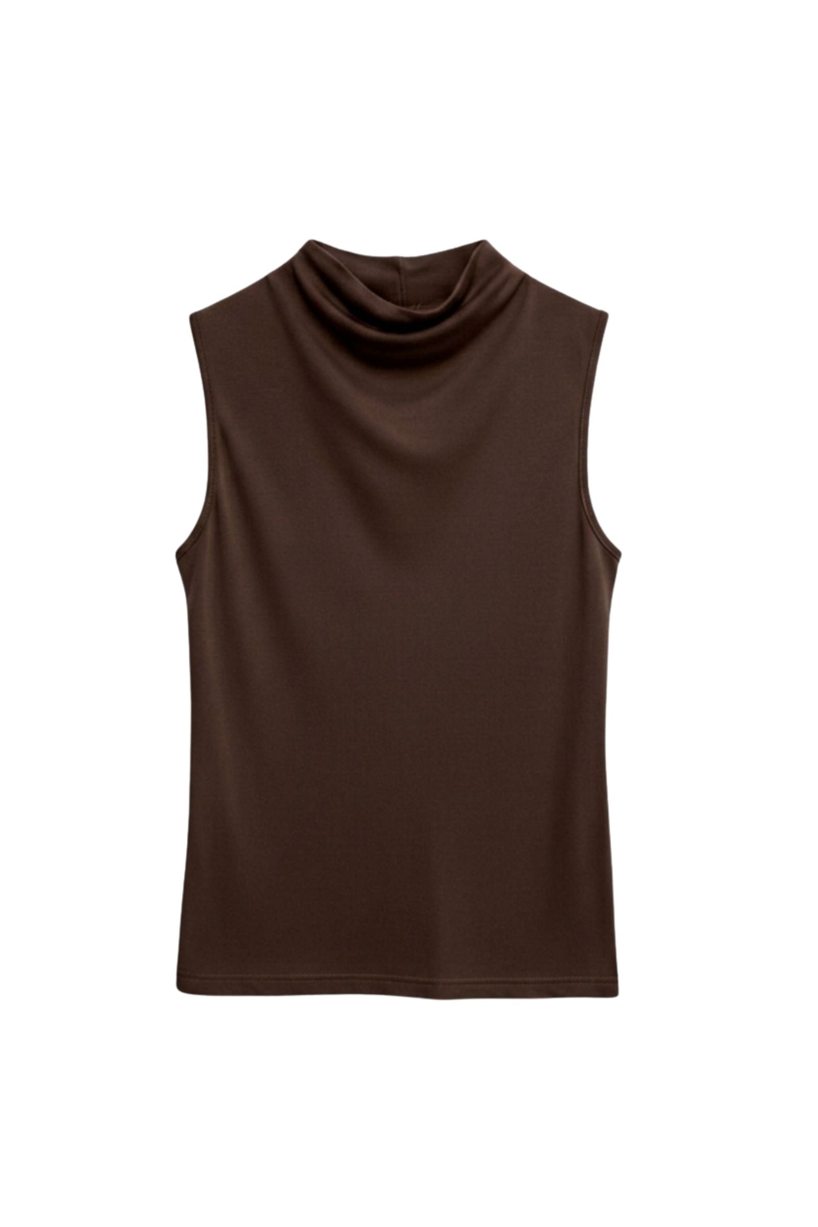 Top 100% lyocell col montant