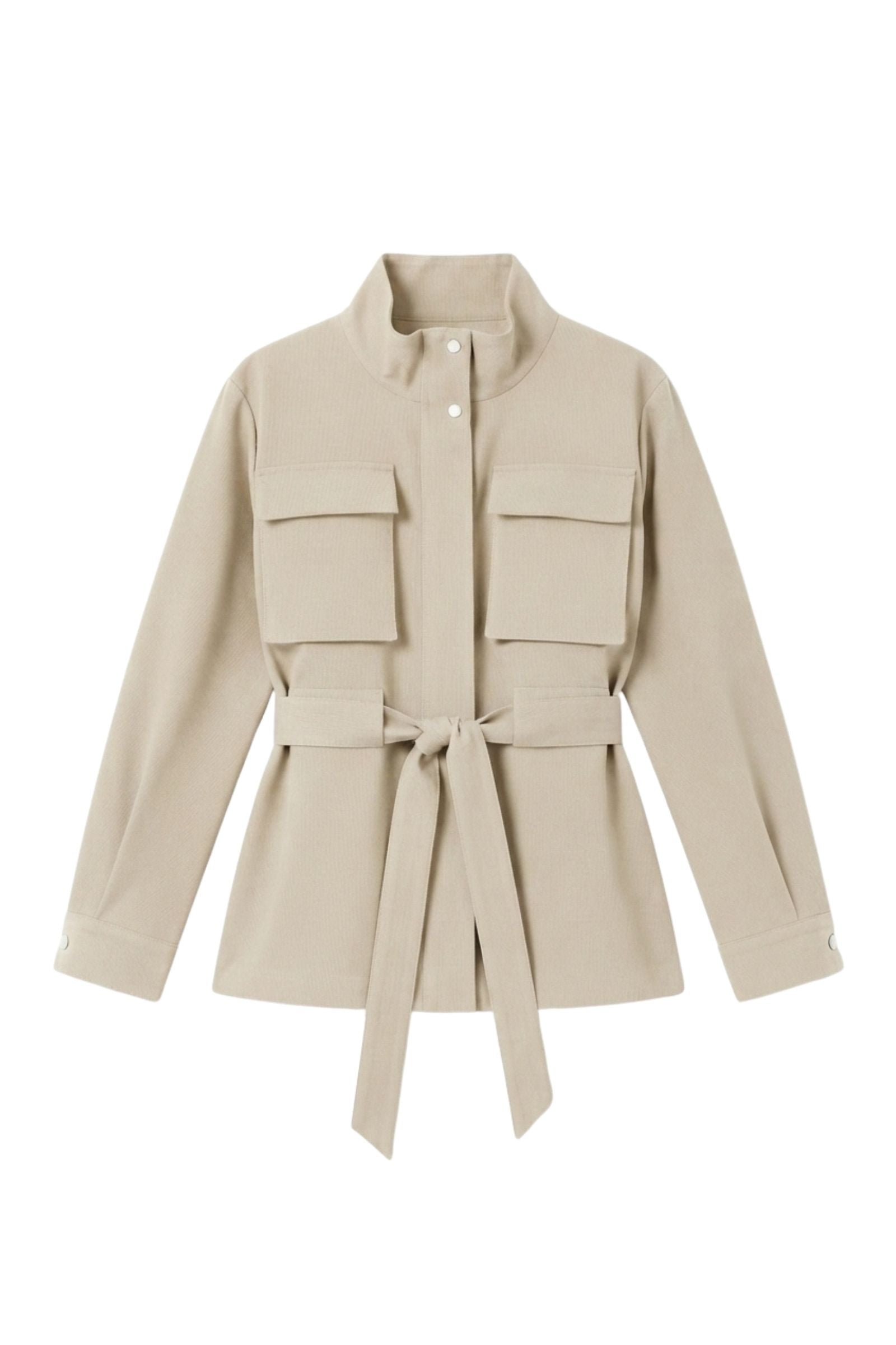 Veste saharienne coton & lyocell
