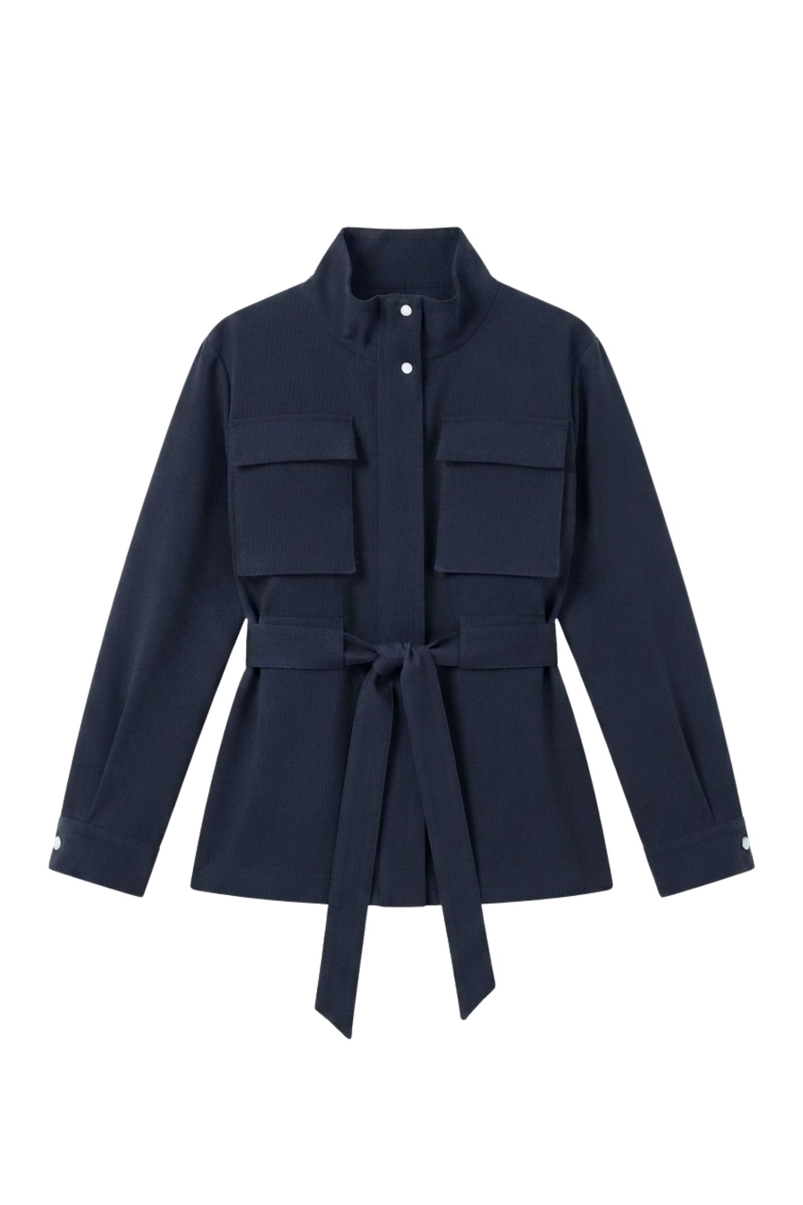 Veste saharienne coton & lyocell